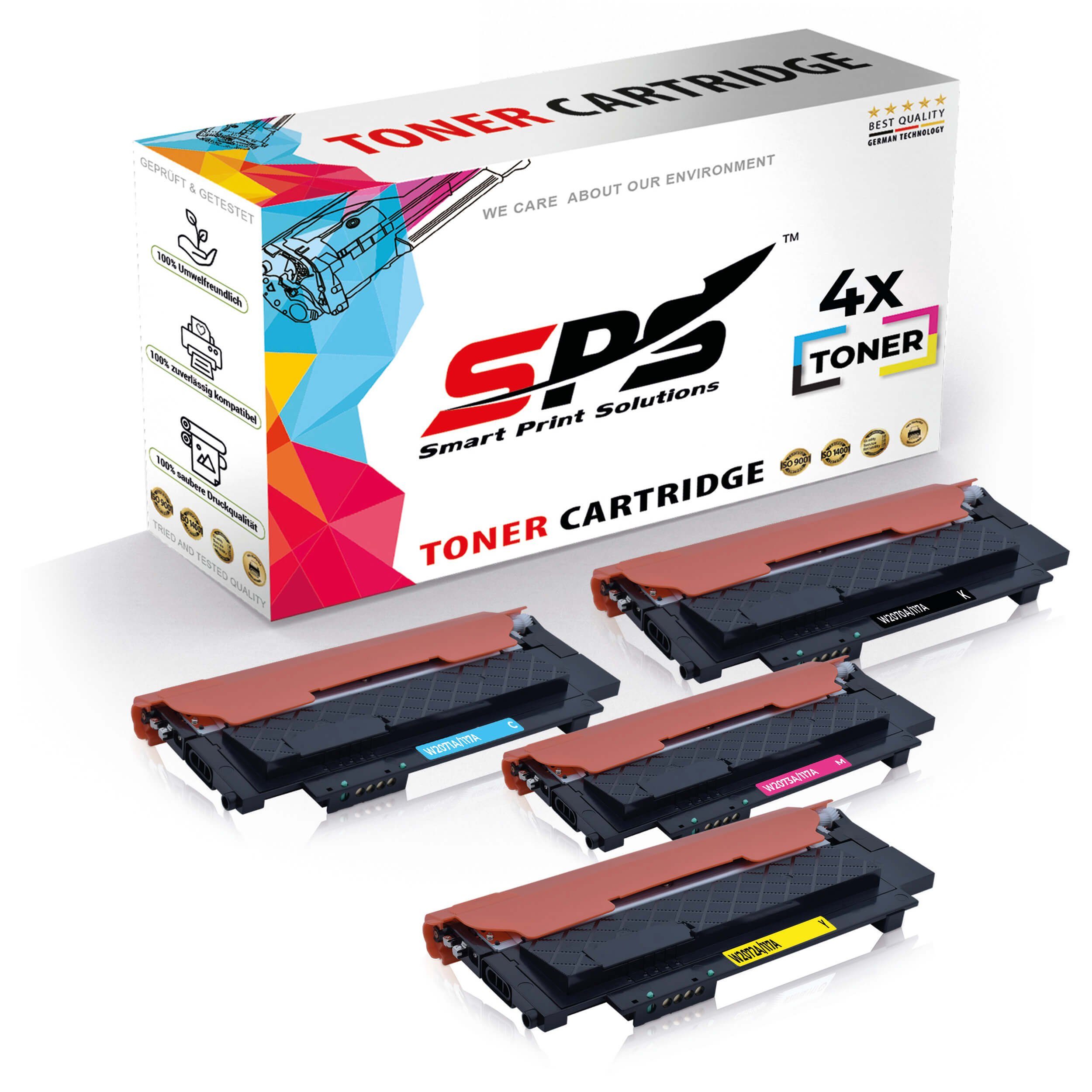 SPS Tonerkartusche 4x 117A Set Kompatibel für HP Color Laser MFP 179fnw Toner, (4er Pack)