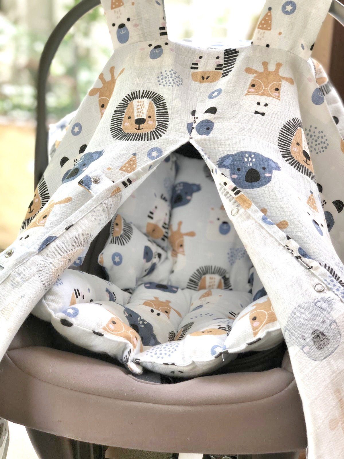 Babyschale Babyschalen Set Sichtschutz Sitzauflage Einschlagdecke Maxi Cosi