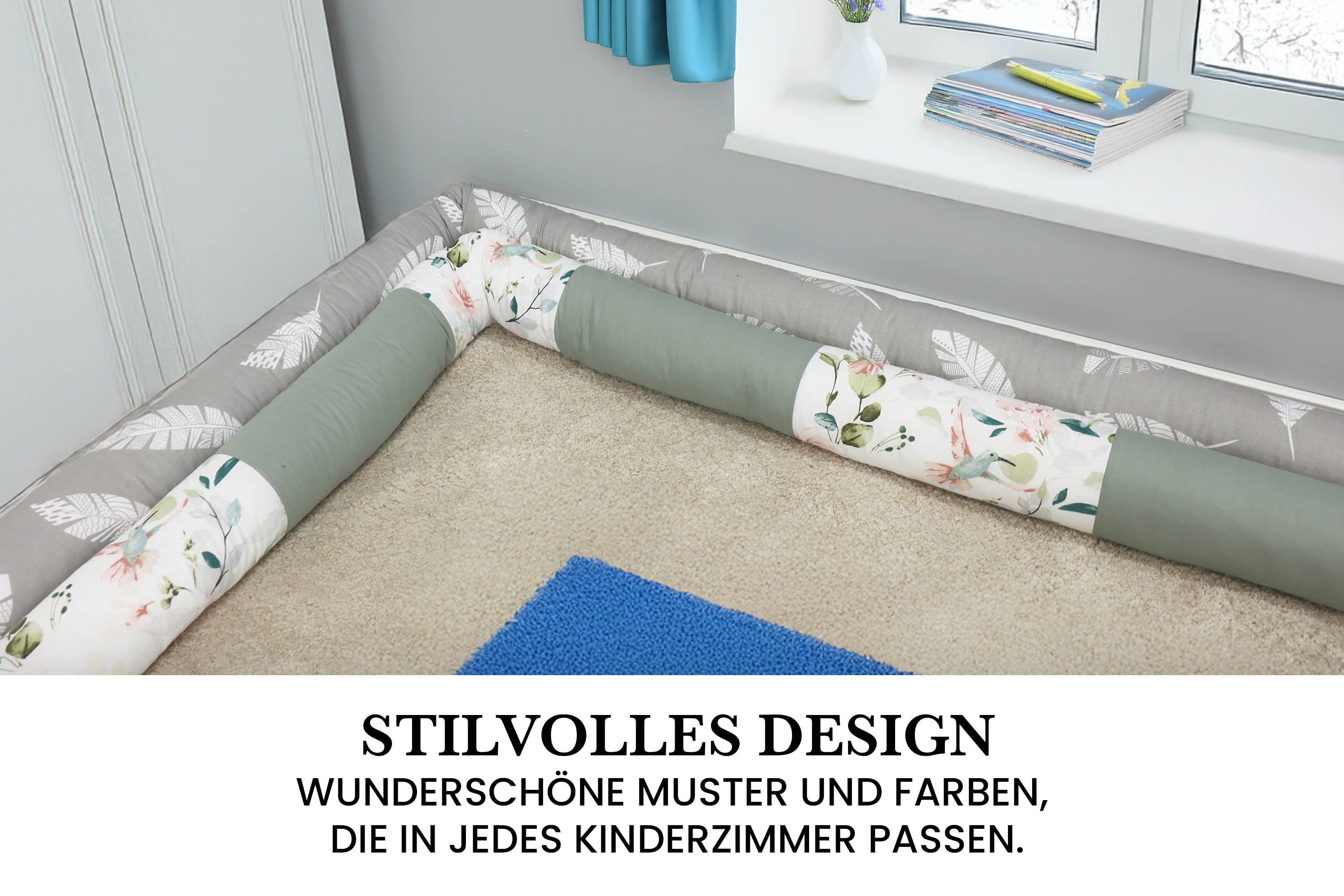 Amilian Nestchenschlange Bettschlange 210cm - Seitenschläferkissen günstig online kaufen