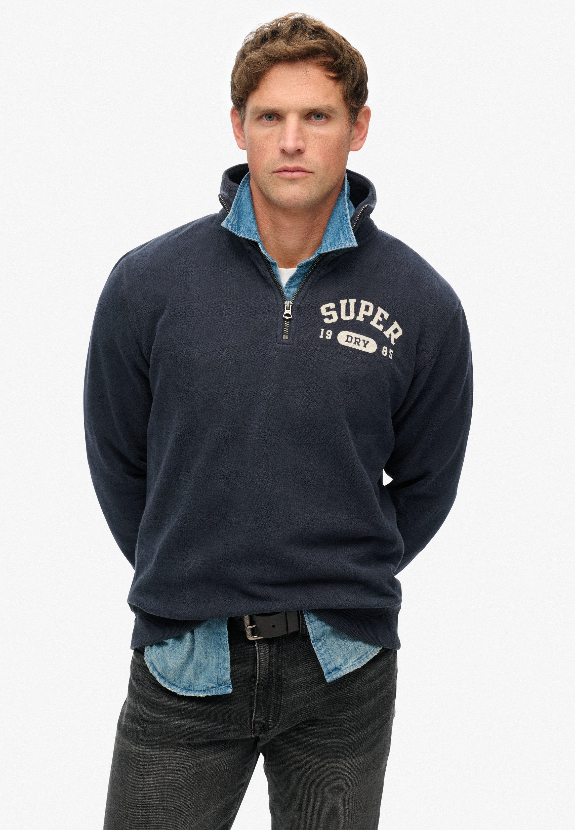 Superdry Sweatshirt ATHLETIC ESS HALF ZIP günstig online kaufen