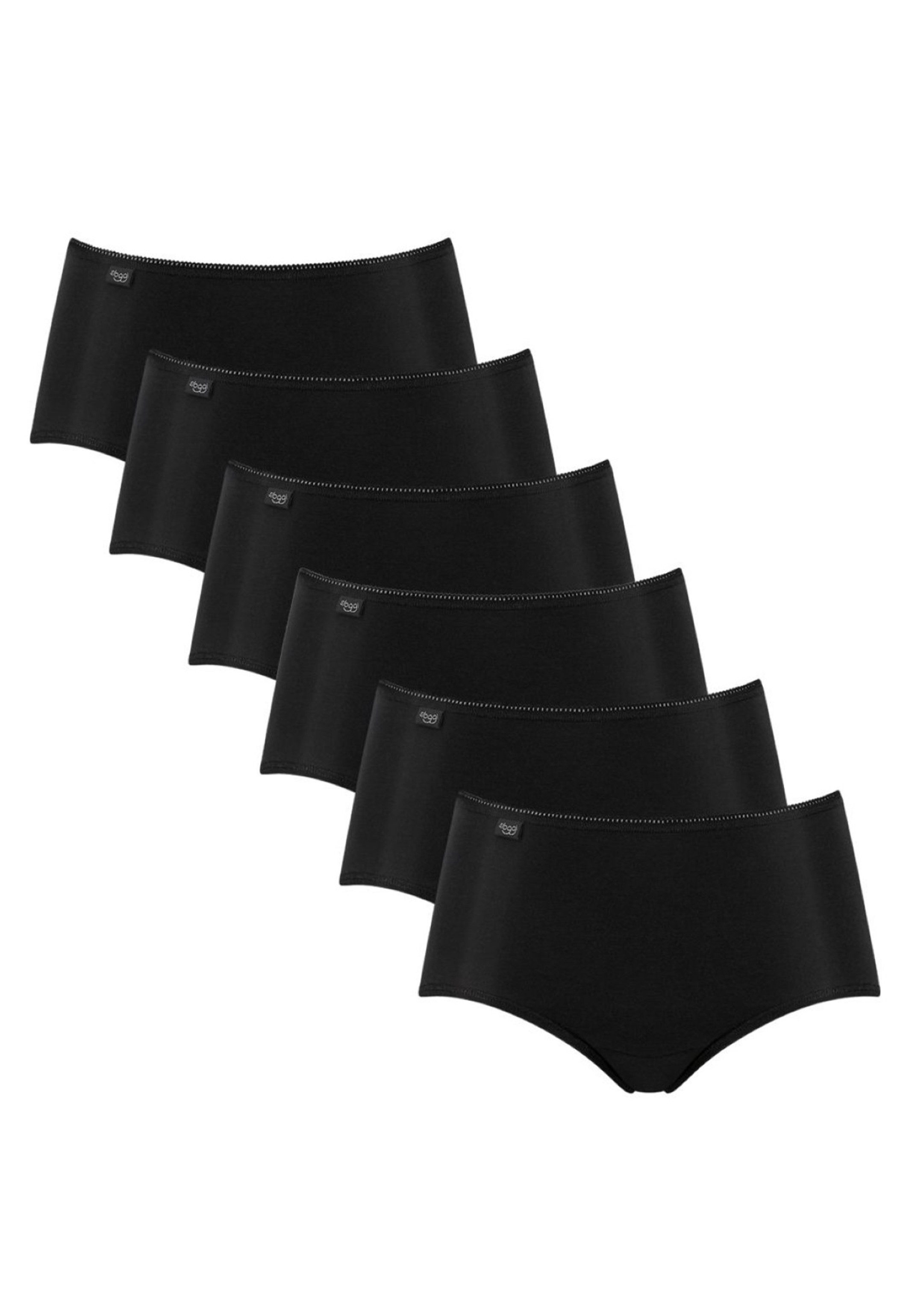 sloggi Midislip 6er Pack 24/7 Microfibre (Spar-Set, 6-St) Midi Slip - Atmungsaktiv - Perfekter Sitz, Mit feinen Details
