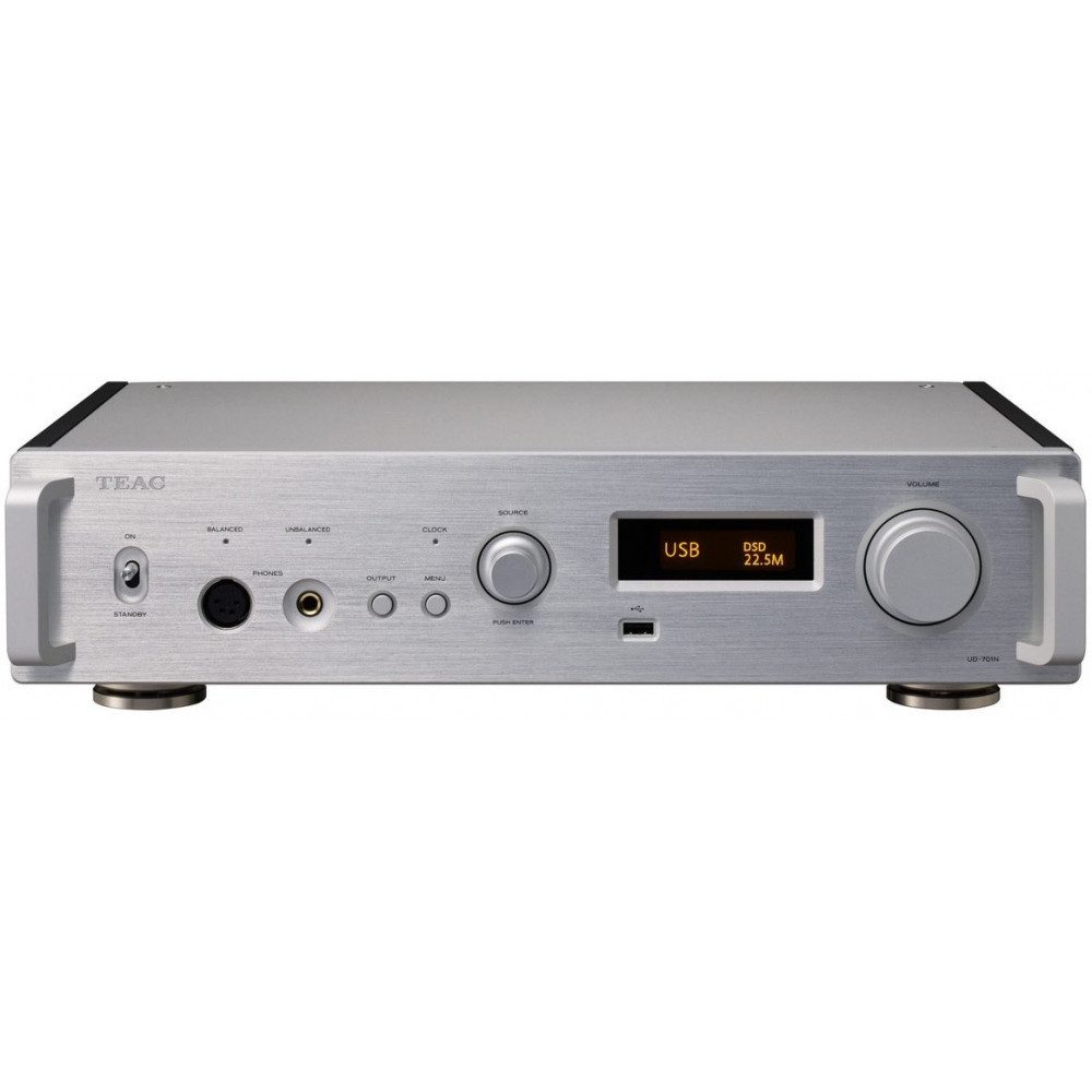 Teac UD-701N-S DAC silber – Digital-Analog-Wandler. Stereo-Receiver