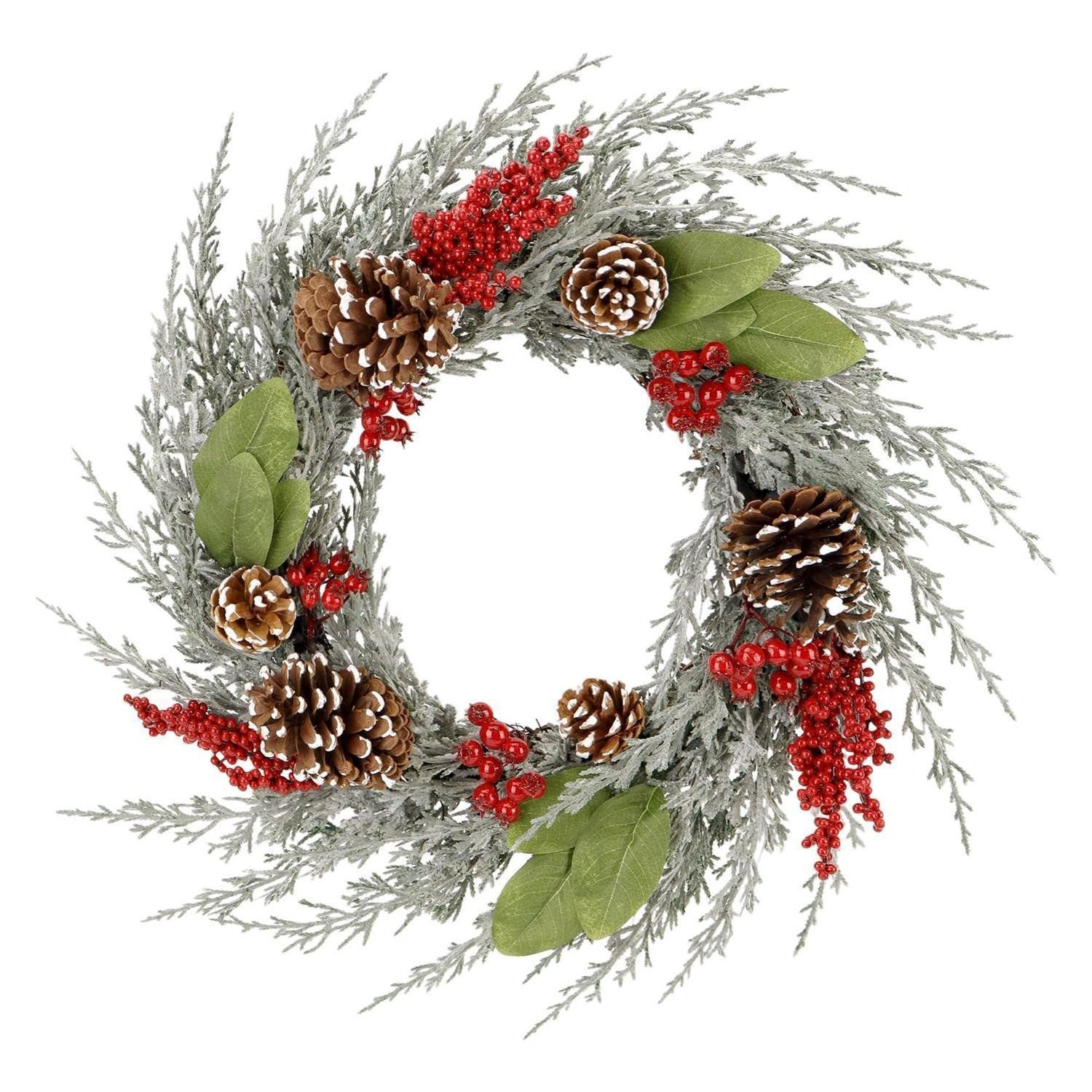 LuxusKollektion Adventskranz Weihnachtskranz 50cm