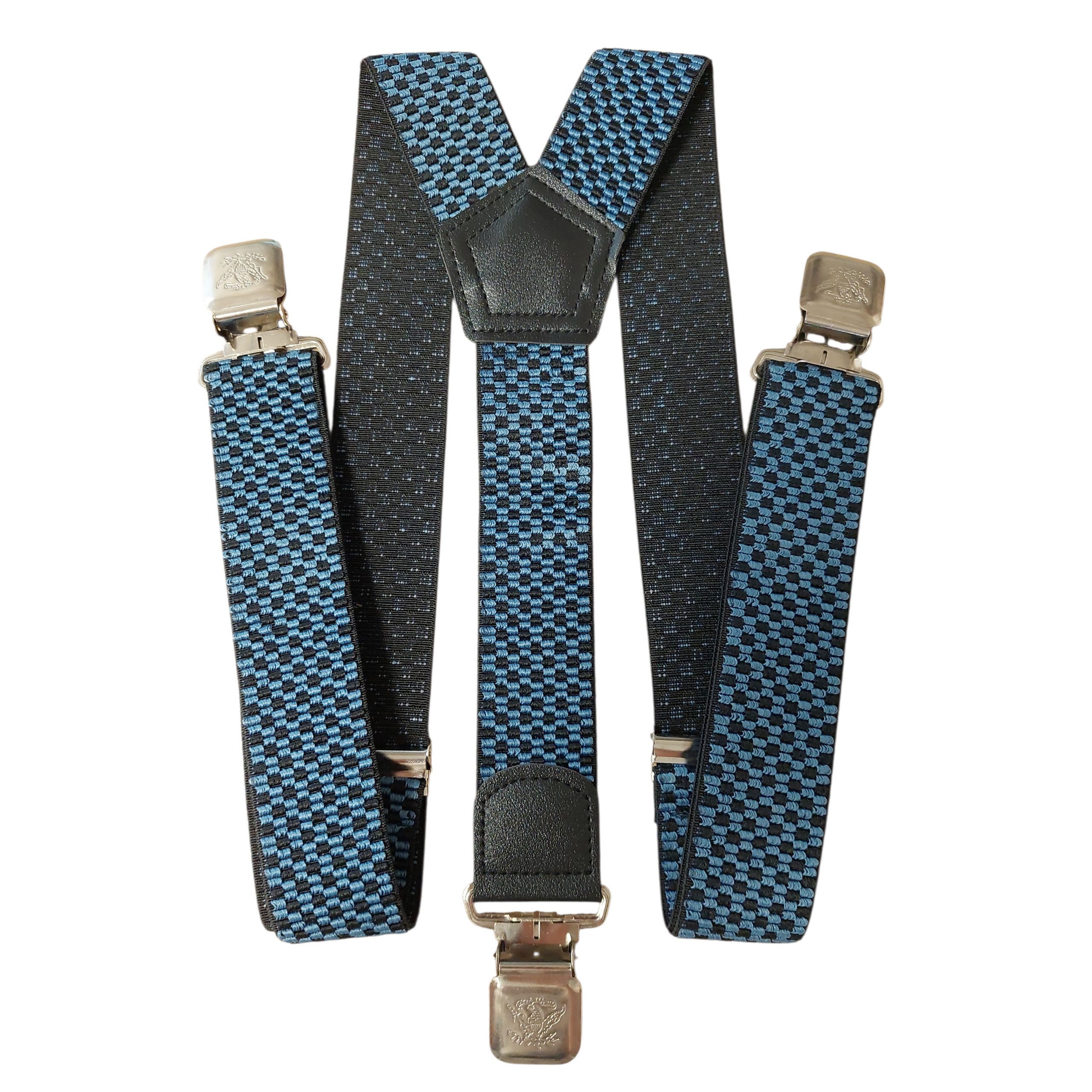 Ware aus aller Welt Подтяжки im Retro-Stil starke Y Подтяжки 40 mm breit mit starke Krallenclips