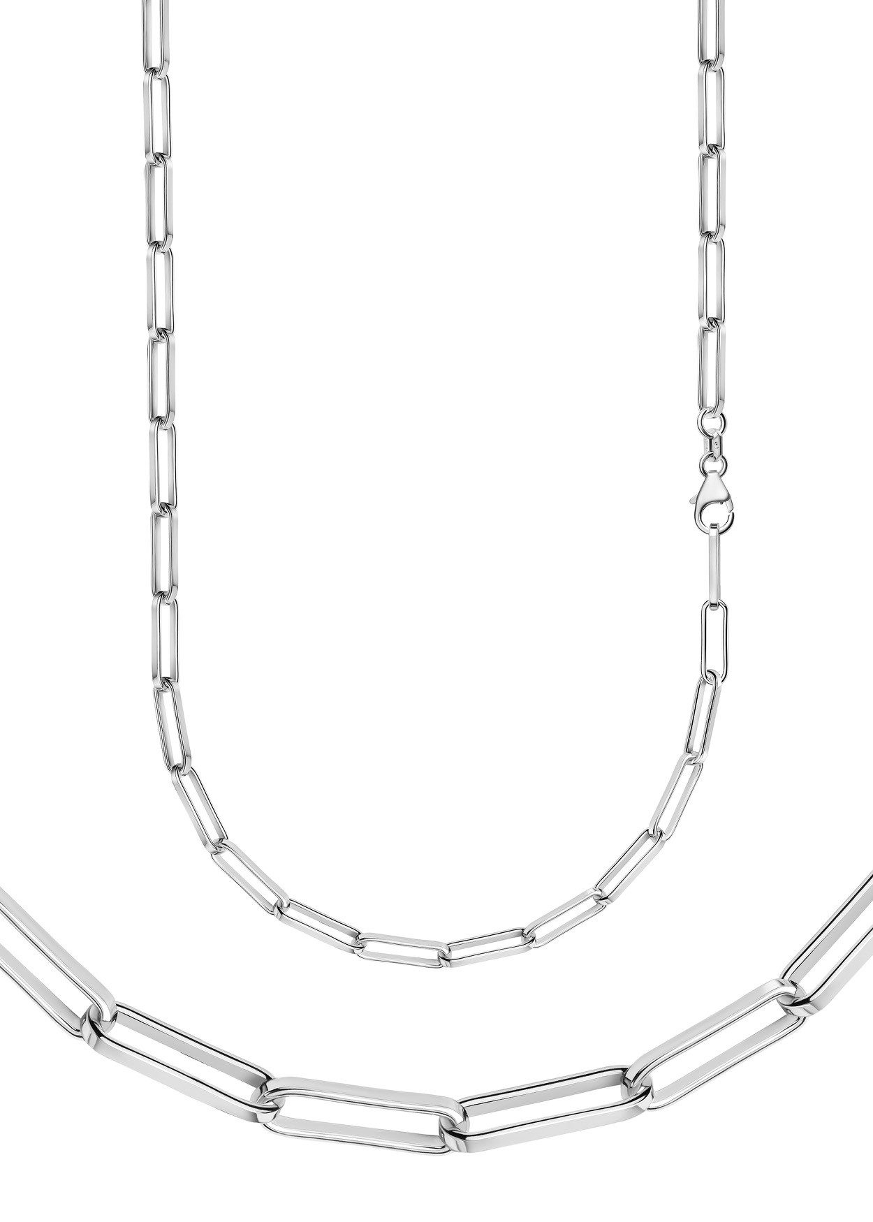 Collierkettchen Schmuck Geschenk Silber 925 Armband Kette Ankerkette weit