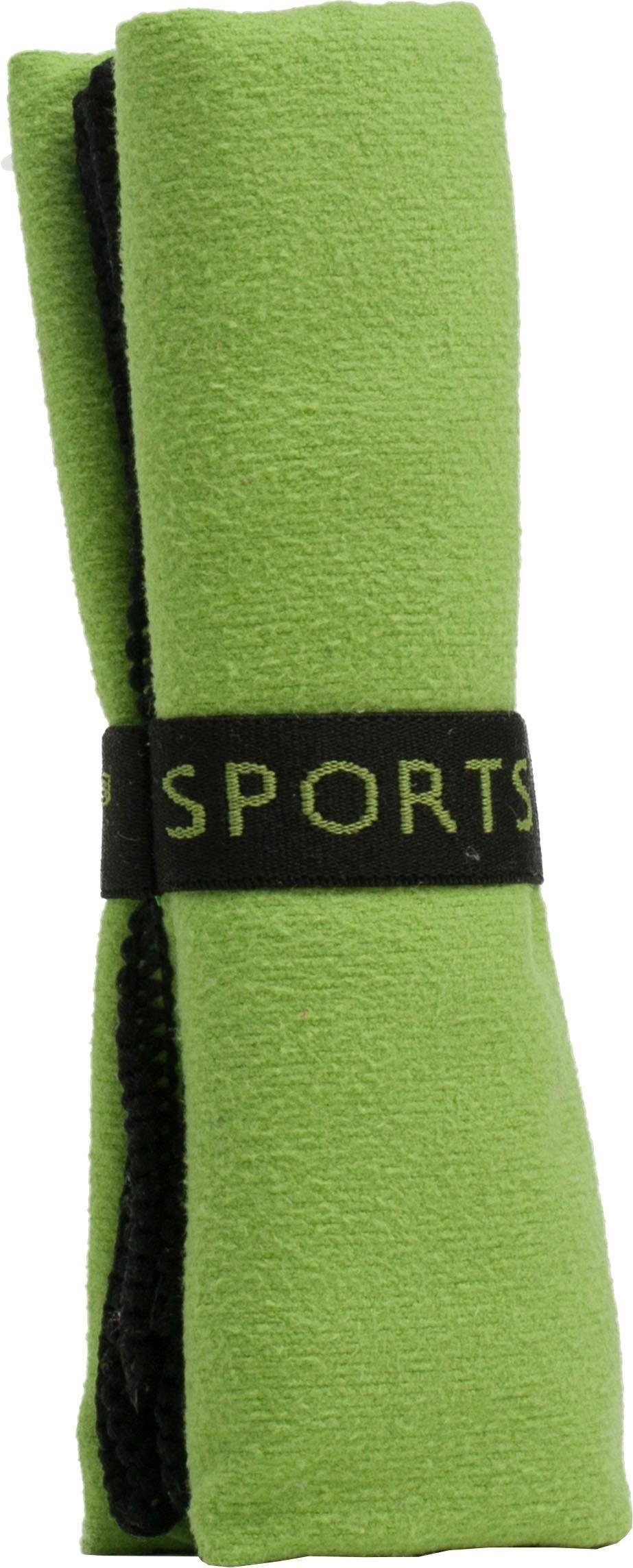 Gözze Sporthandtuch Sports by Gözze, Microfaser (3-St), im Set, schnell trocknend, Mikrofaser, für Sport, Reisen & Camping