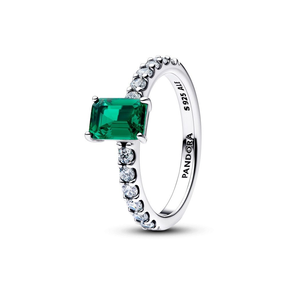 Pandora Fingerring Pandora Timeless Rechteckiger funkelnder Ring 194506C01-54 (1-tlg)