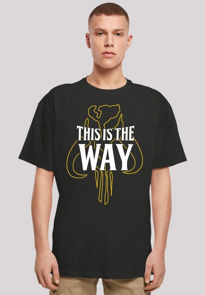 F4NT4STIC T-Shirt Star Wars The Mandalorian The Way Premium Qualität, Weite  Passform und überschnittene Schultern | T-Shirts
