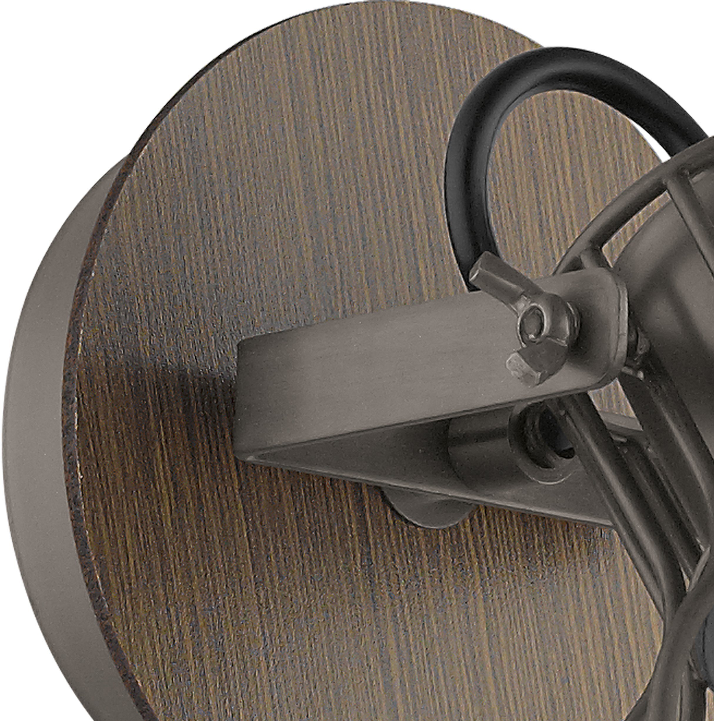 EGLO Deckenspot SAMBATELLO, ohne Leuchtmittel, Deckenspot aus Stahl, Holz - exkl. E27 - 40W