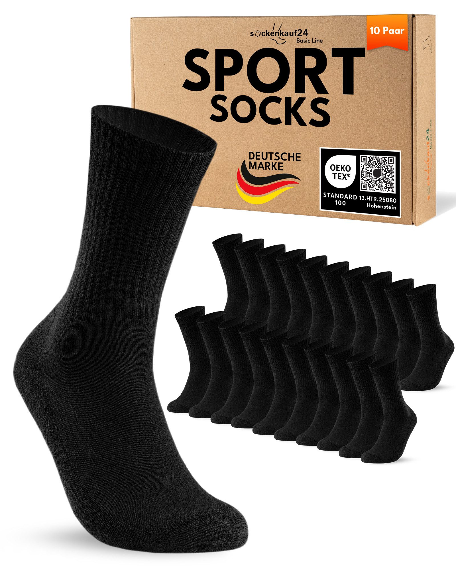 sockenkauf24 Sportsocken 10 Paar Tennissocken Damen günstig online kaufen