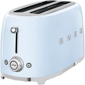 Smeg Toaster TSF02PBEU, 2 lange Schlitze, für 2 Scheiben, 1500 W