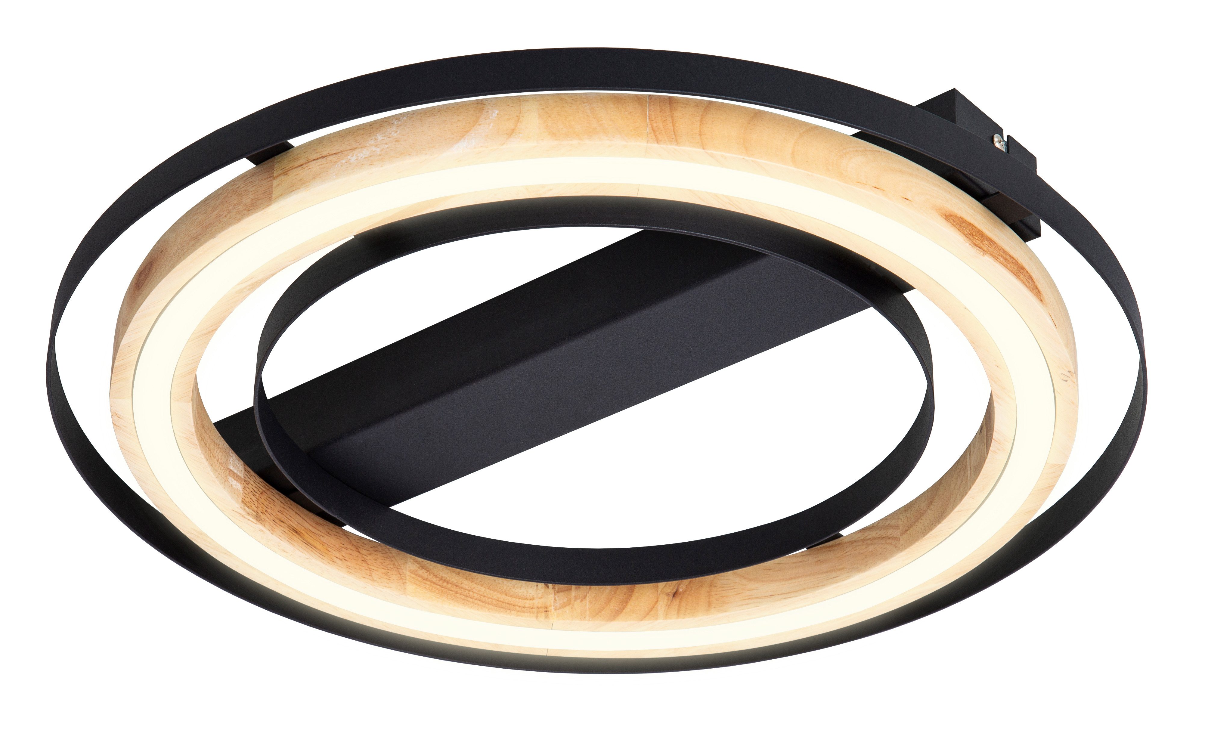 NOWA Deckenleuchte RILAS, LED fest integriert, Warmweiß, Deckenlampe Wohnzimmer-Leuchte Schlafzimmer-Leuchte Flur Küche