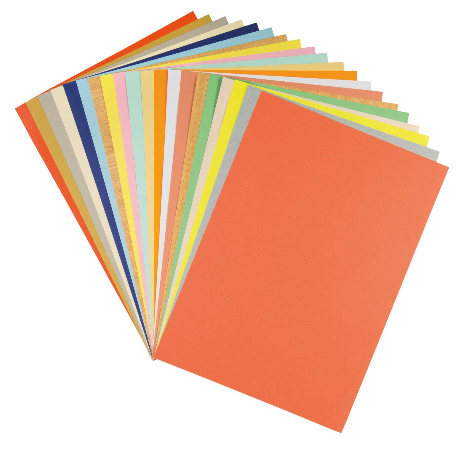 Idena Bastelkartonpapier Idena Bastelpapier A3 Karton/Papier 20Bl. sort.