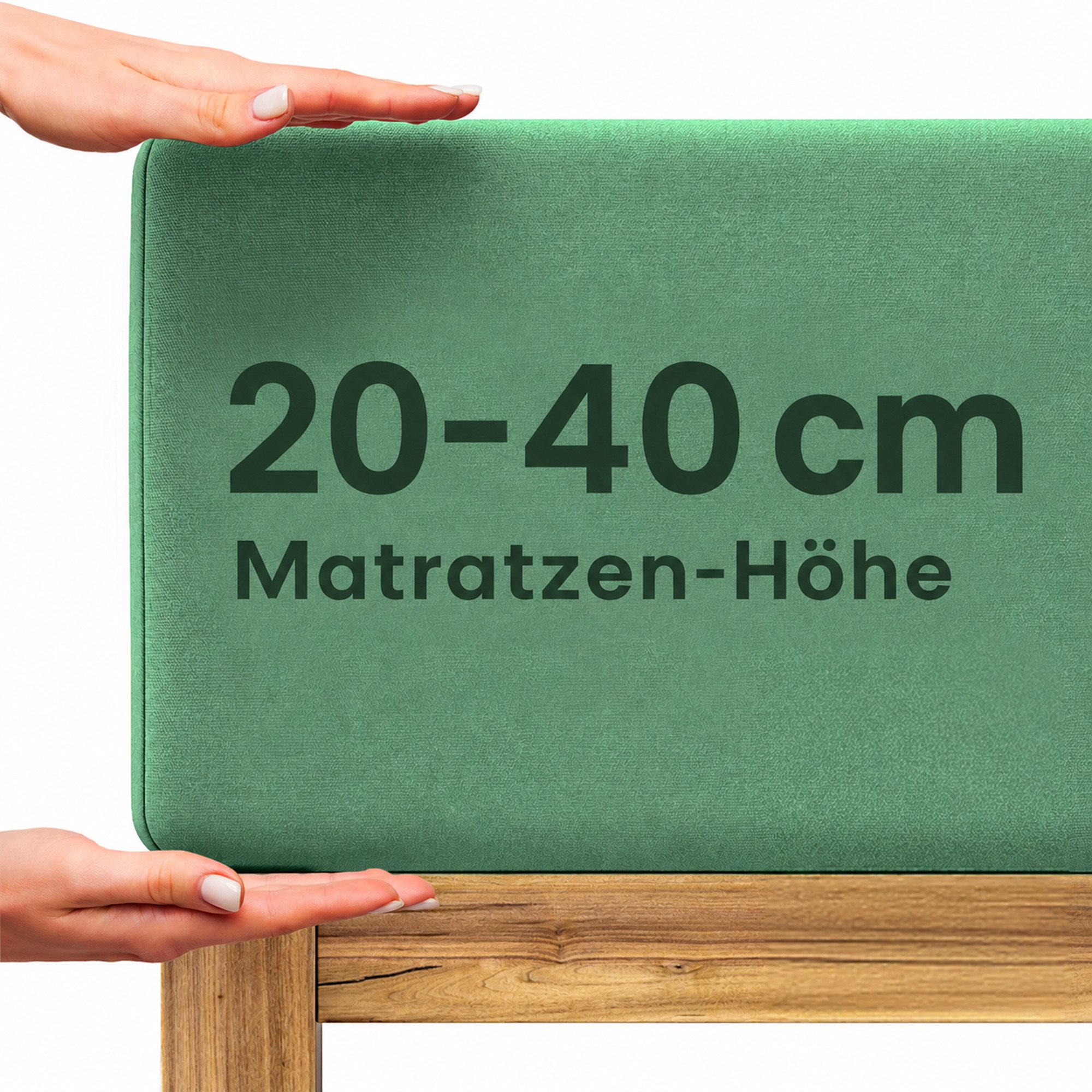 Wolkenfeld Spannbettlaken Boxspringbett Bettlaken - Spannbetttuch für Matratzen bis 40cm, Jersey, Gummizug: rundum, (1 Stück), Elastisch & Rutschfest: 90x200, 140x200, 160x200, 180x200 & Übergrößen