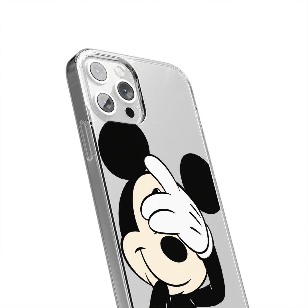 Disney Handyhülle Handyhülle Mickey 003 Disney Partial Print Transparent