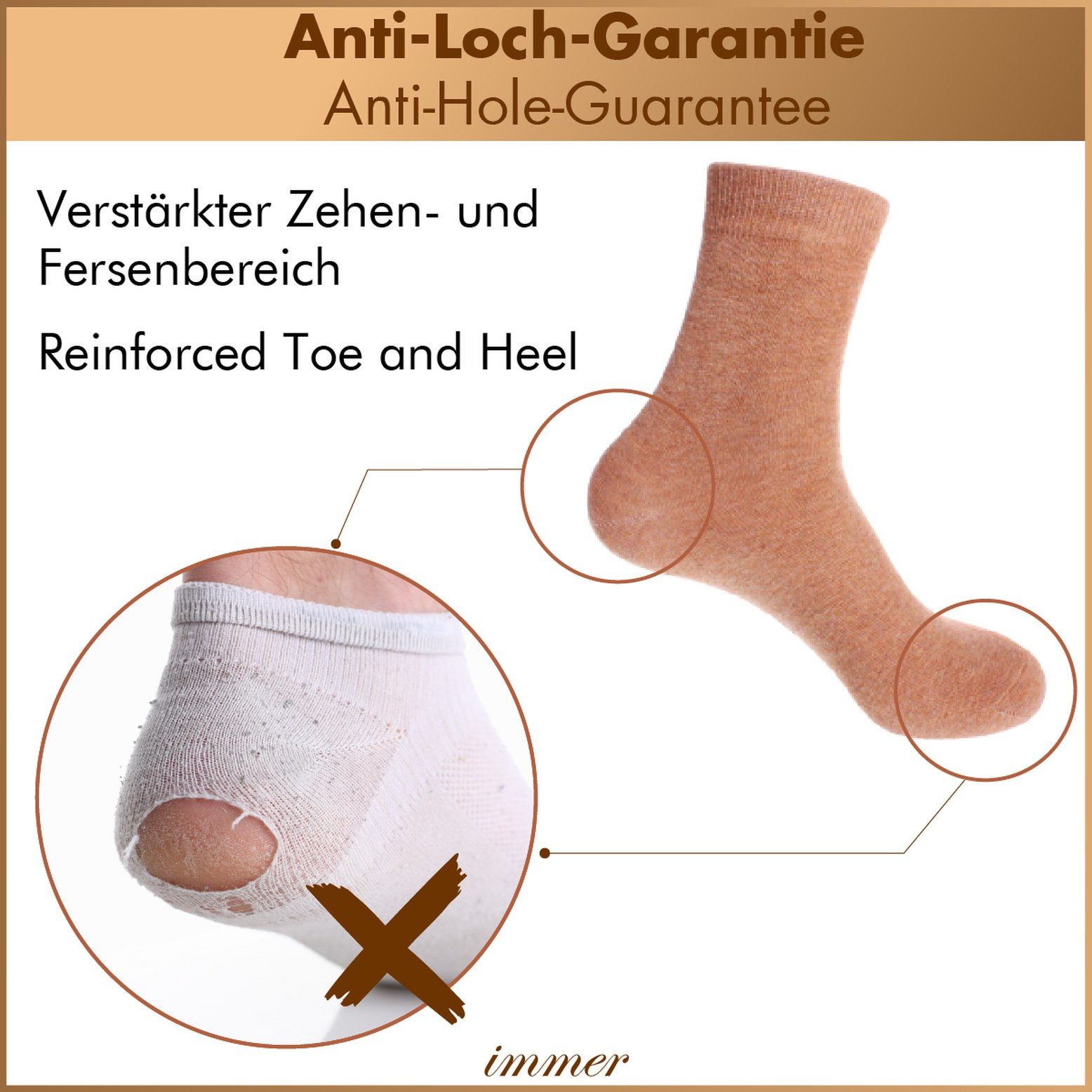 immer Businesssocken Socken Business Unisex 96% Baumwolle, 10er Pack (10-Pa günstig online kaufen