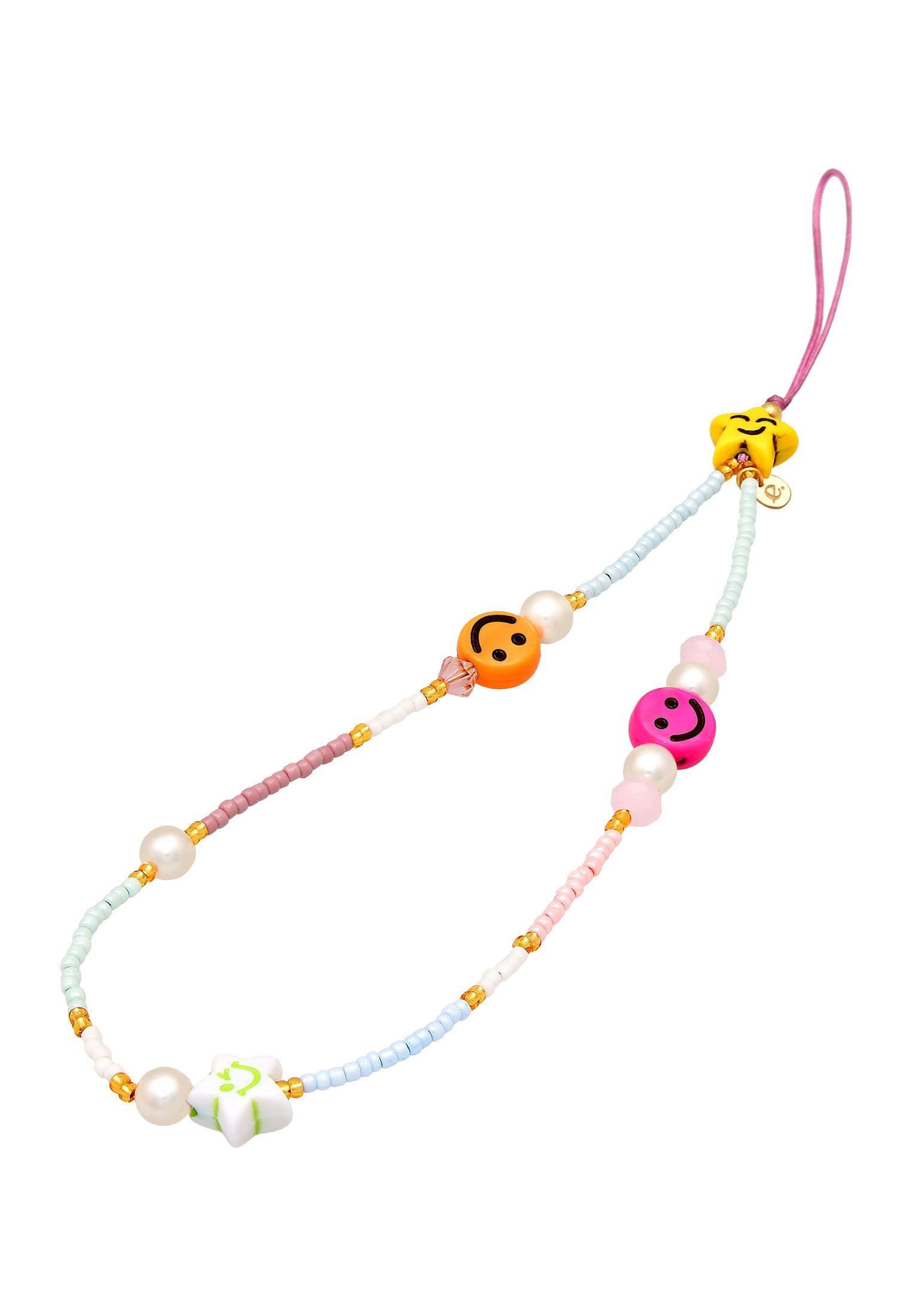 Elli Armband Schmuckzubehör Beads Phone Kette Smiling 925 Silber