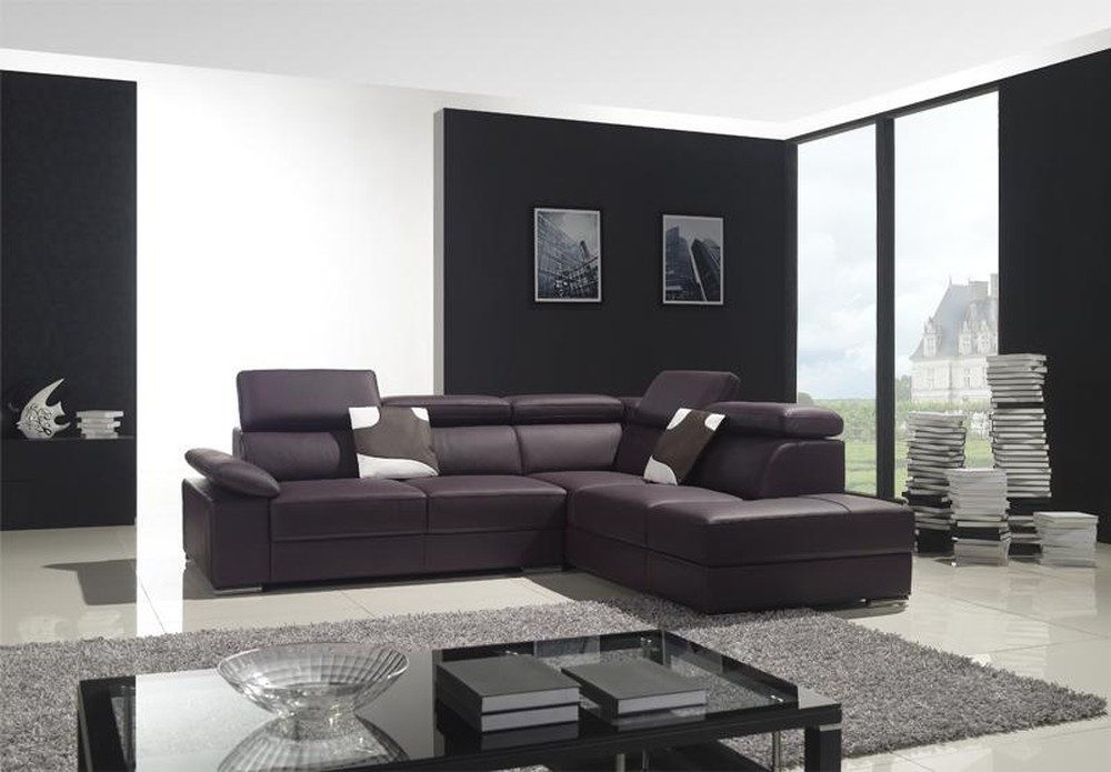 JVmoebel Ecksofa Ecksofa in L-Form – Polster Wohnlandschaft aus Leder, Made in Europa