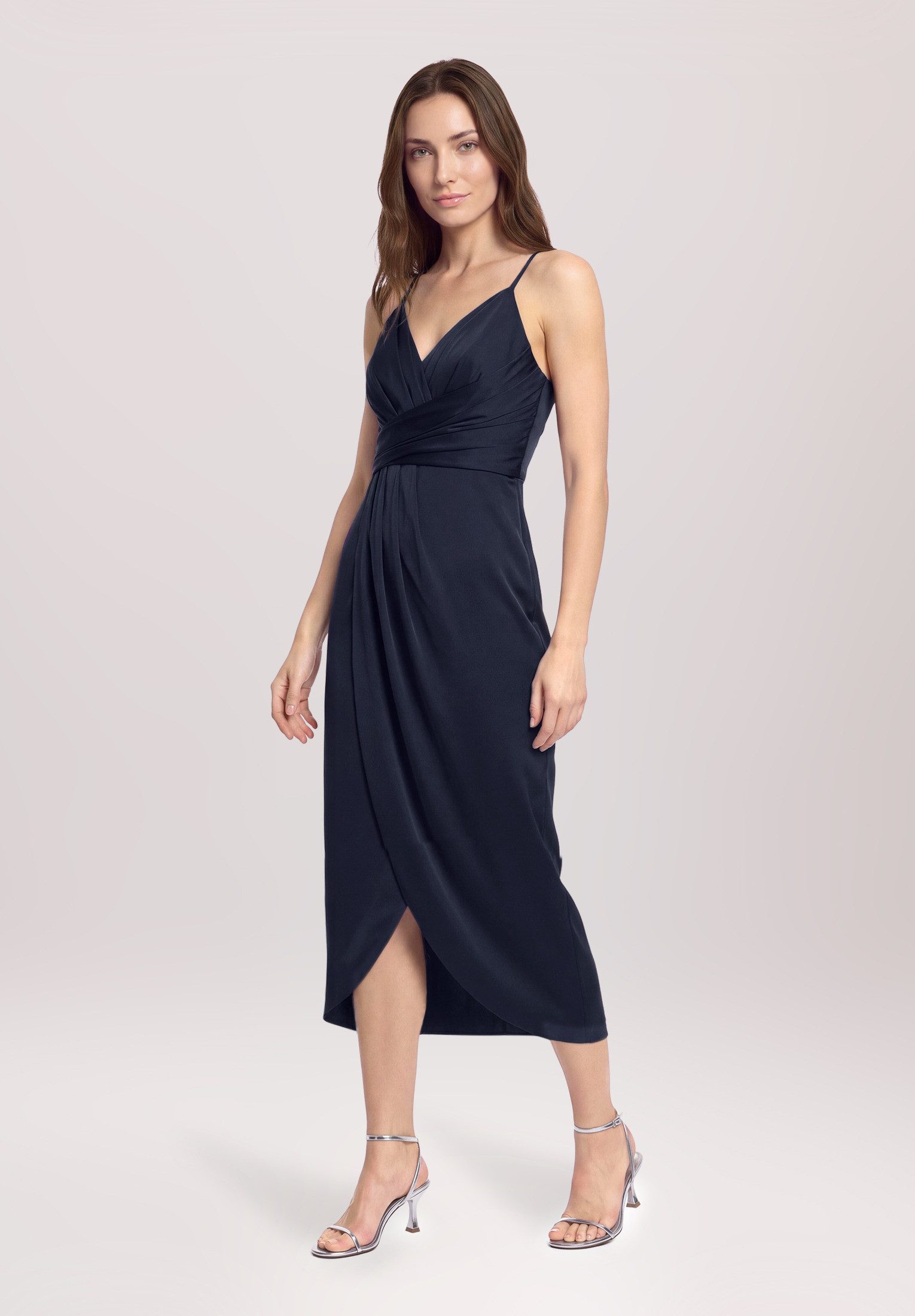 Vera Mont Abendkleid Damen mit Raffung Material