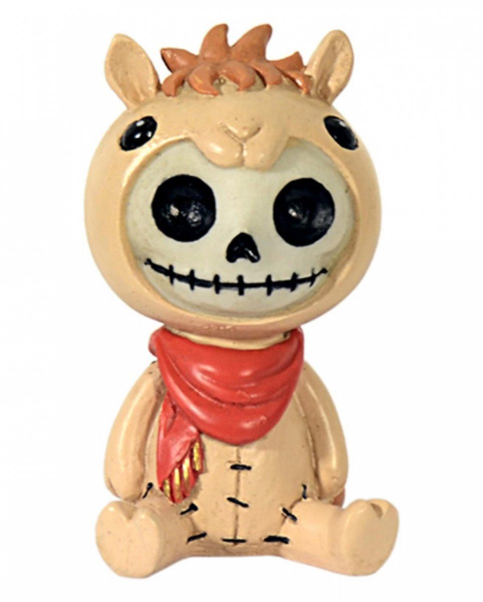 Horror-Shop Dekofigur Kleine Mel Furrybones Figur - Skelettfigur als Ges