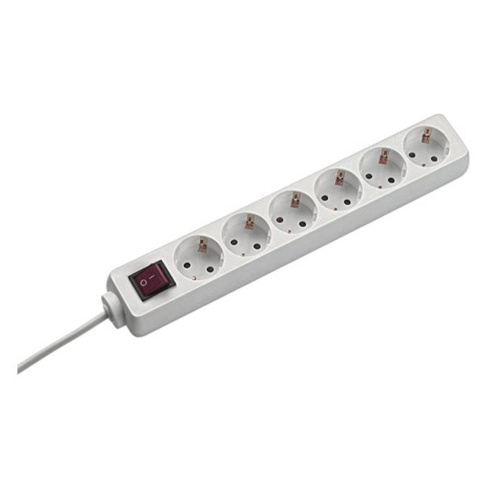 Bachmann Selly 6AC outlet(s) 1.5m Spannungsschutz 381.144S Розеткиleiste, erhöhter Berührungsschutz, mit Schalter