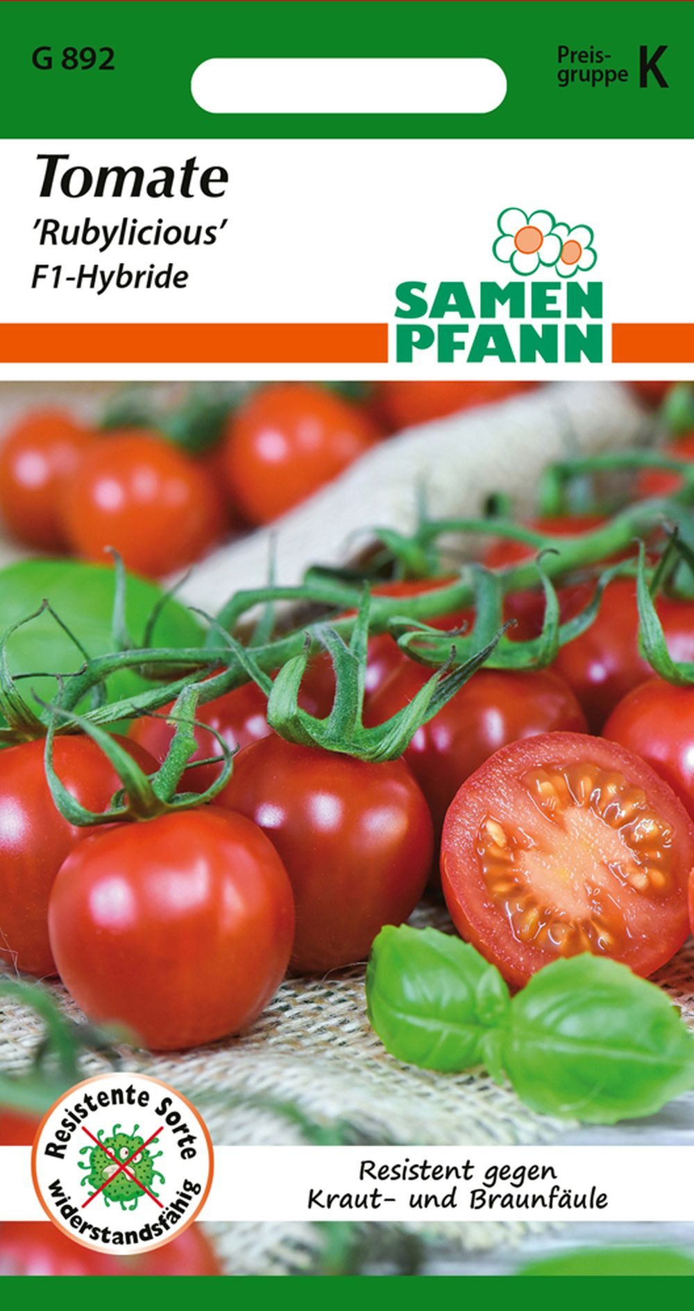 SAMEN PFANN Gemüsesamen Tomate, Rubylicious F1 - Saatgut Tomaten Samen, Sol günstig online kaufen