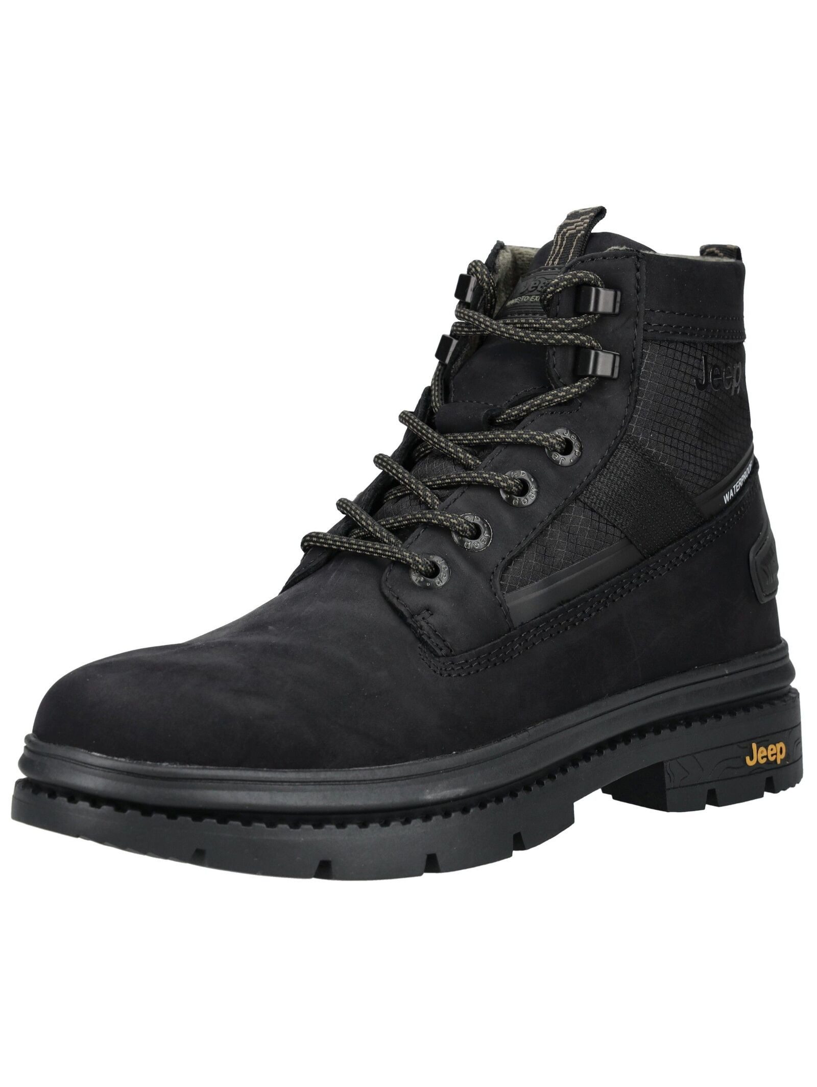 Jeep Jeep Stiefelette Leder/Textil Schnürstiefelette