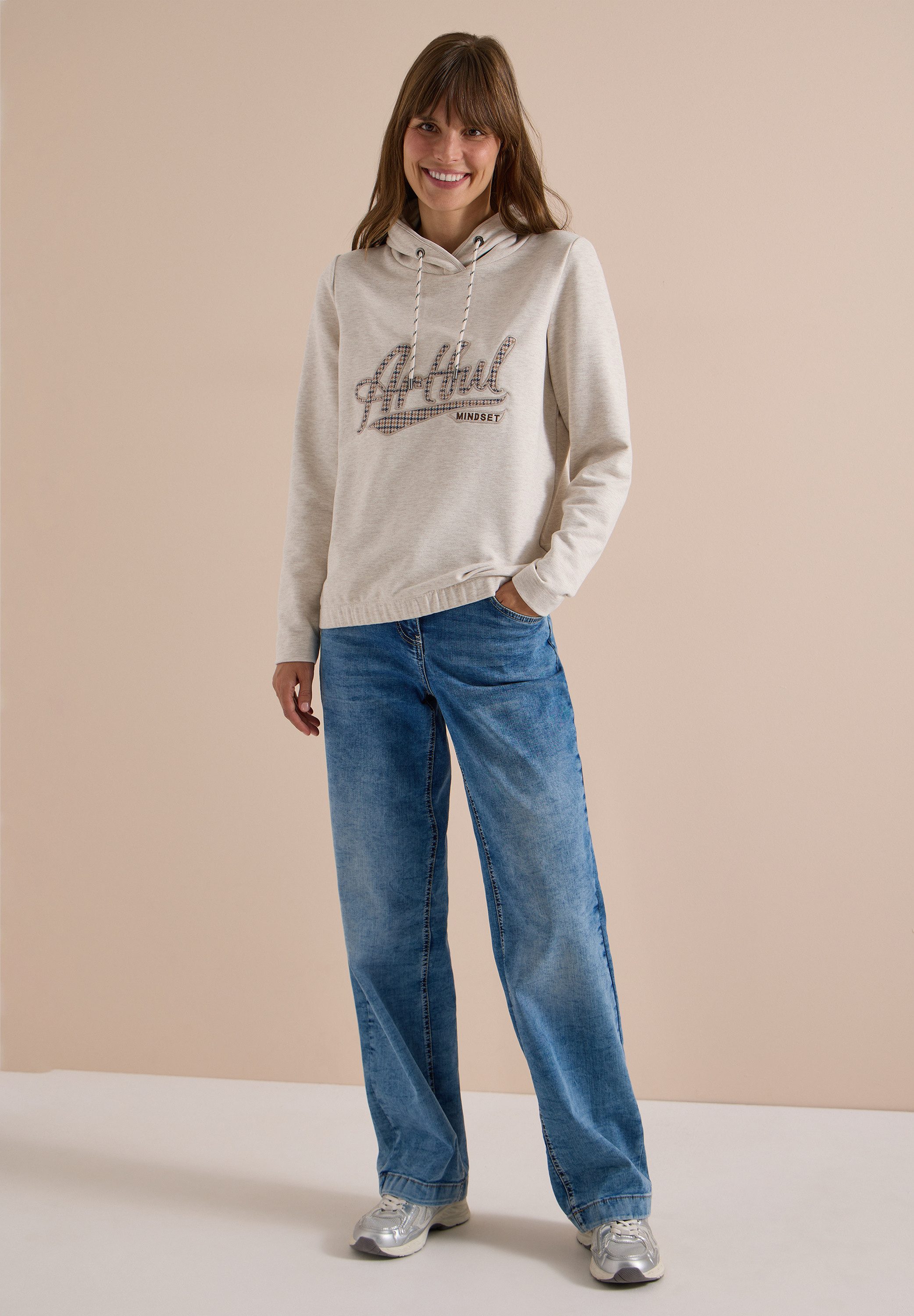 CECIL Sweatshirt mit Kapuze mit Tunnelzugband – Bild 3 von 5