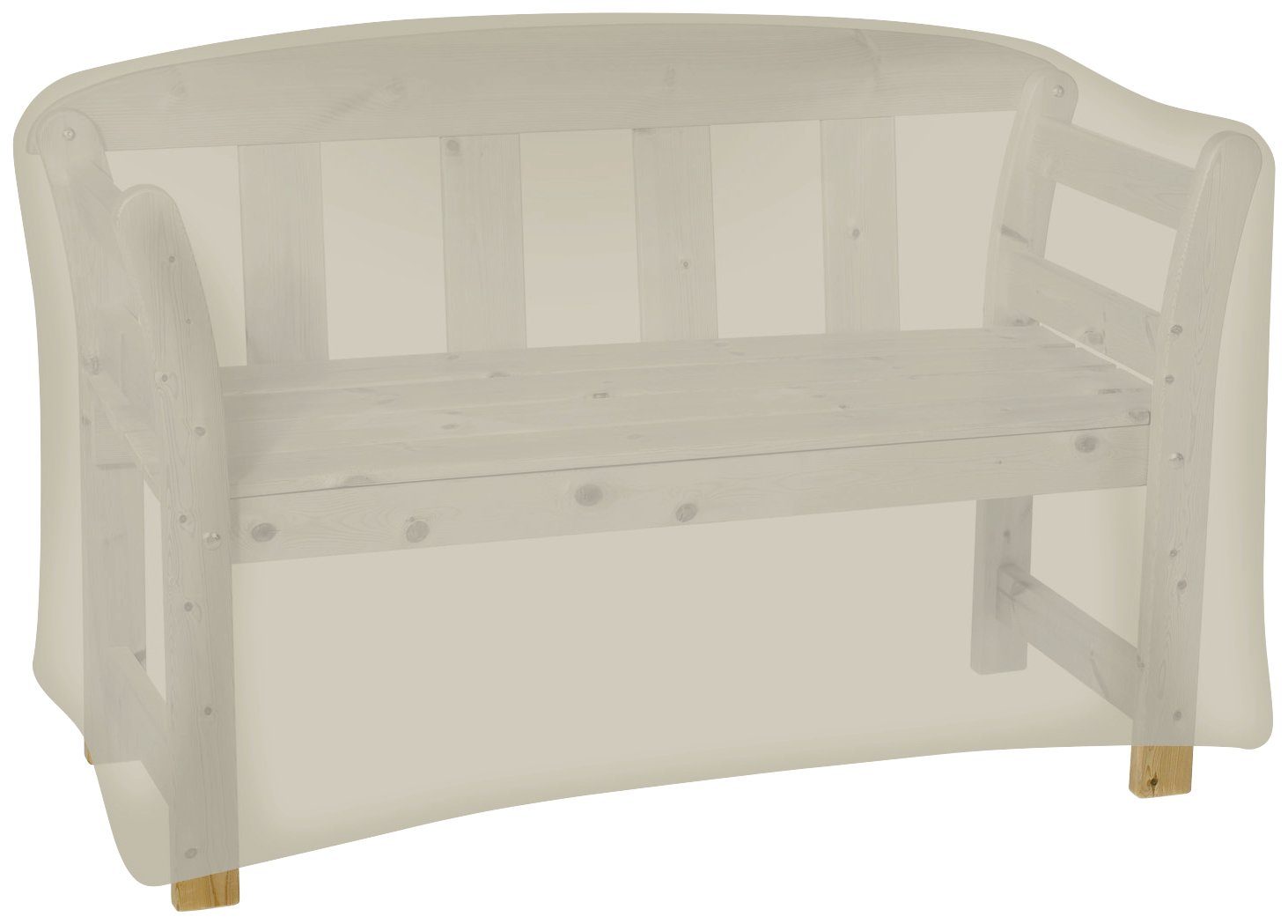 Tepro Abdeckhaube Universal, für 2-Sitzer Gartenbank