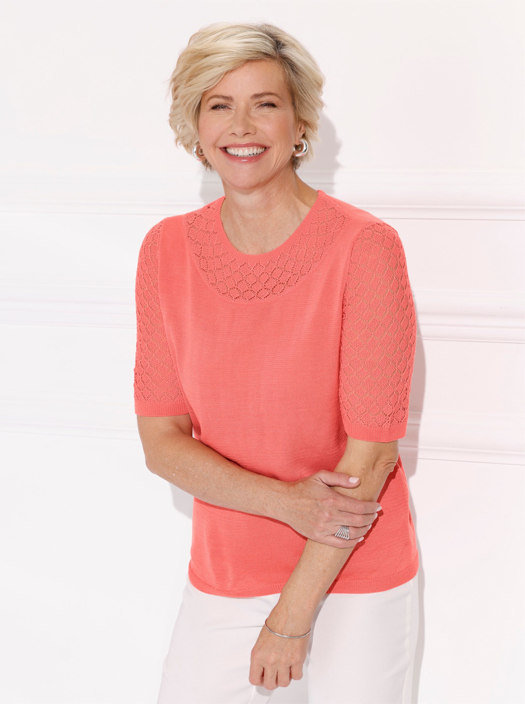 Witt Strickpullover Ajourpullover