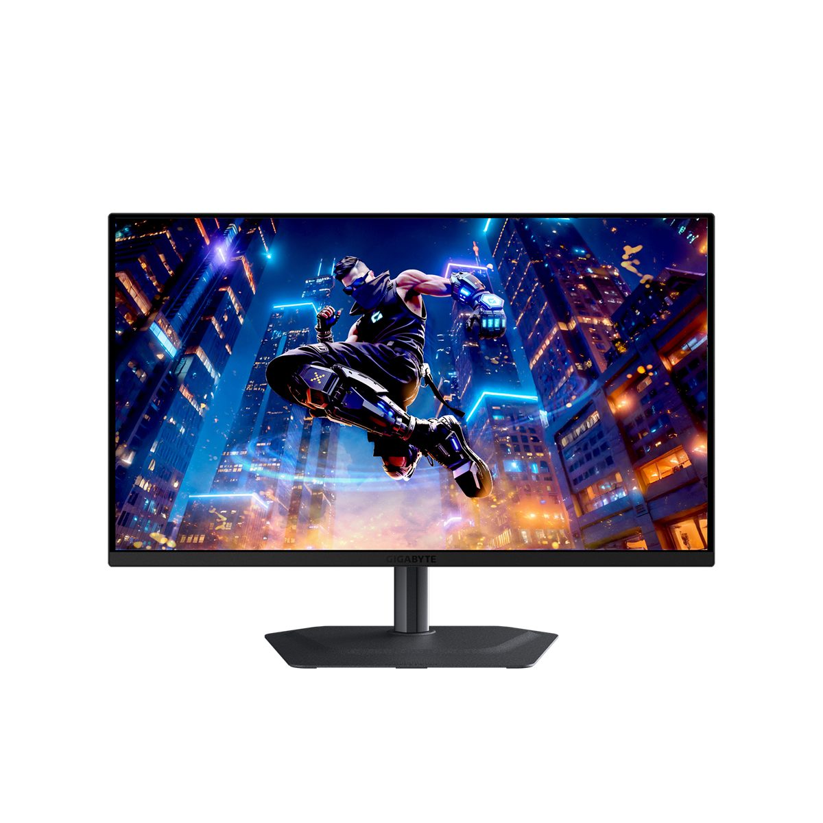 Gigabyte MO27Q3 Gaming-Monitor (67,8 cm/27 ", 2560 x 1440 px, QHD, 1 ms Reaktionszeit, 360 Hz, OLED, neig-, schwenk-, höhenverstellbar, Pivot, Lautsprecher)