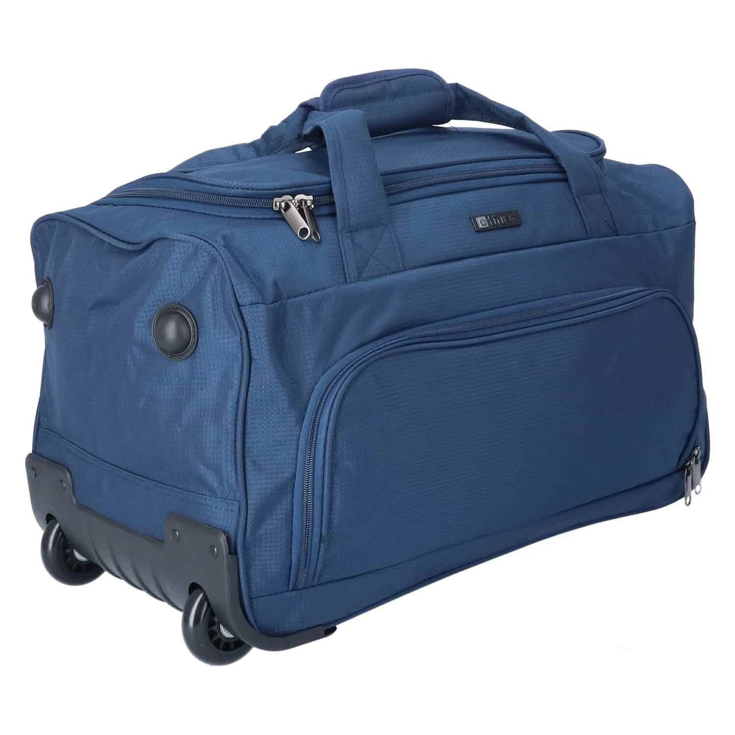 TheTrueC Reisetasche TheTrueC Rollenreisetasche 51cm Trolley Koffer Sporttasche dunkelblau – Bild 5 von 5