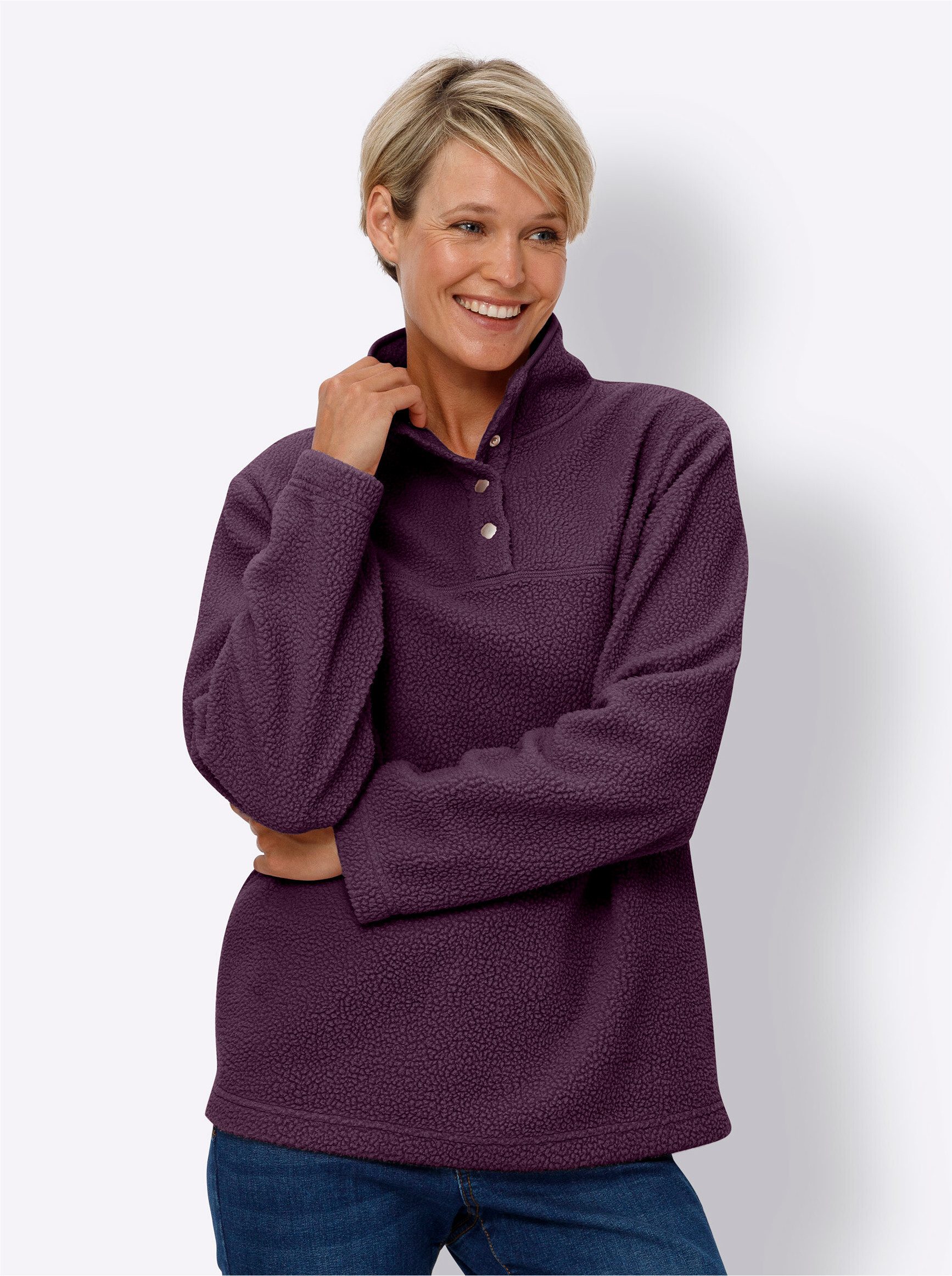 Sieh an! Fleecejacke Fleeceshirt . günstig online kaufen