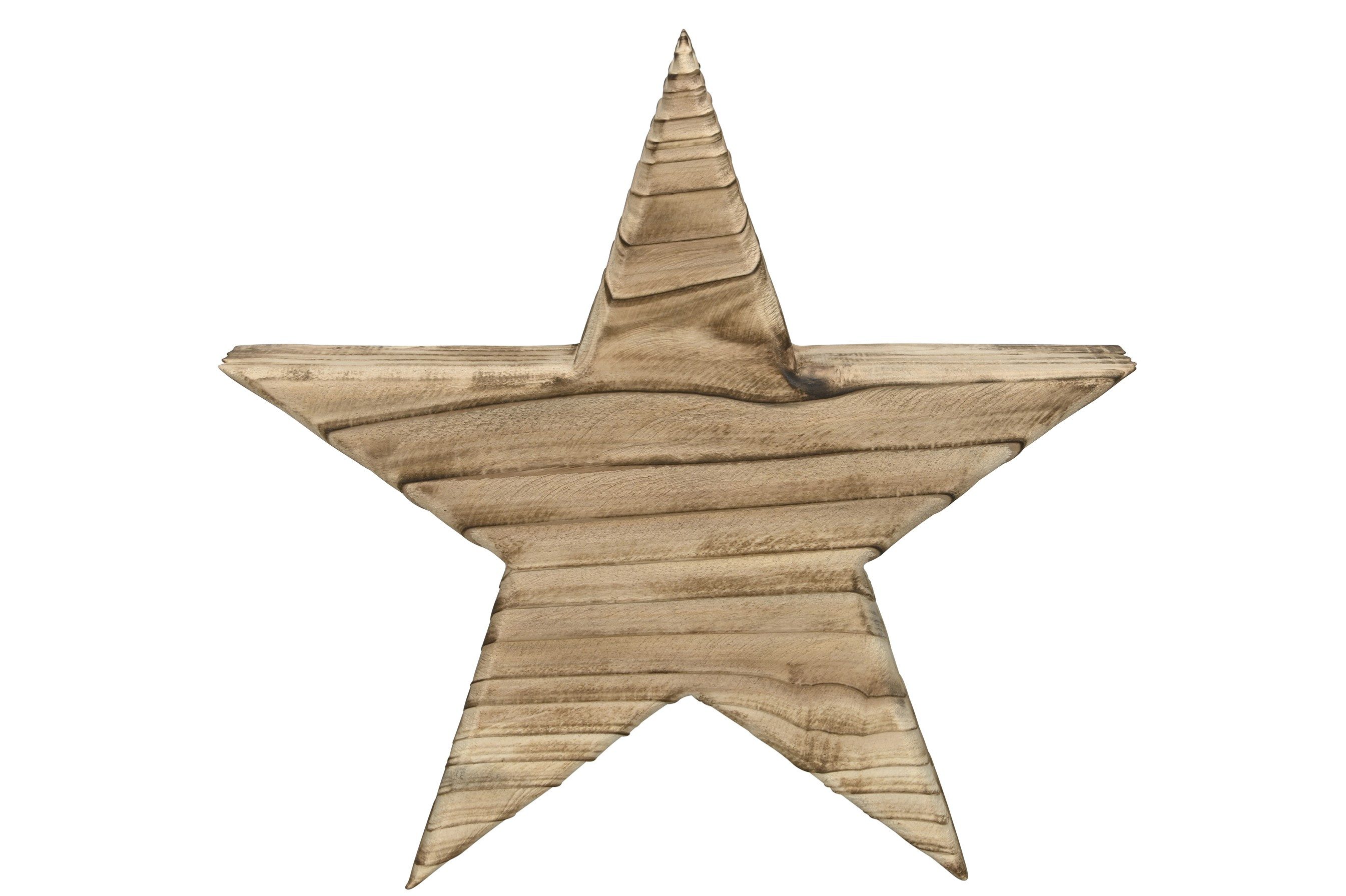 finehomegarden Dekofigur Holz Stern Dekostern zum Stellen H30cm + 40cm Adve günstig online kaufen