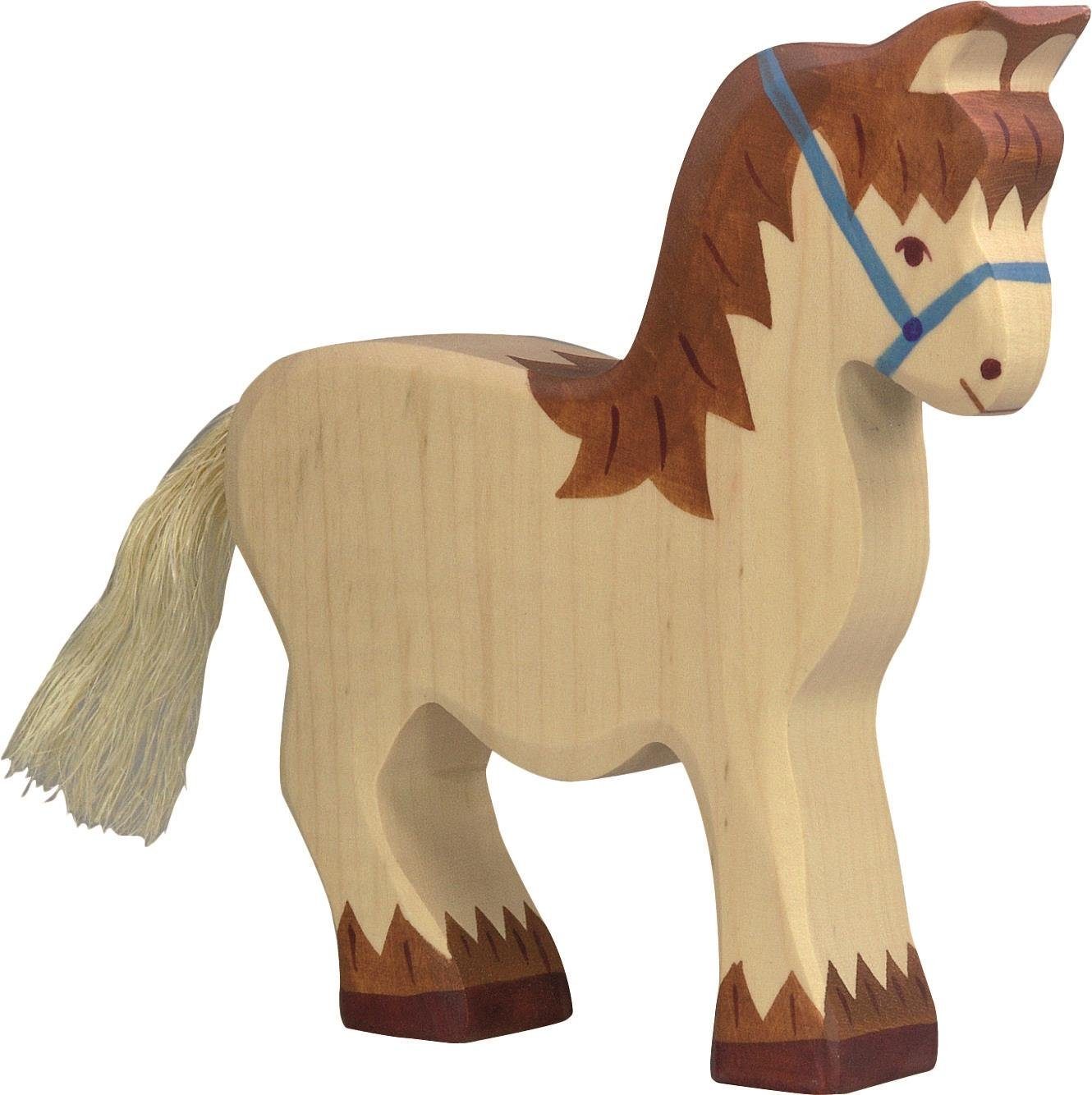 Holztiger Spielfigur HOLZTIGER Zugpferd aus Holz