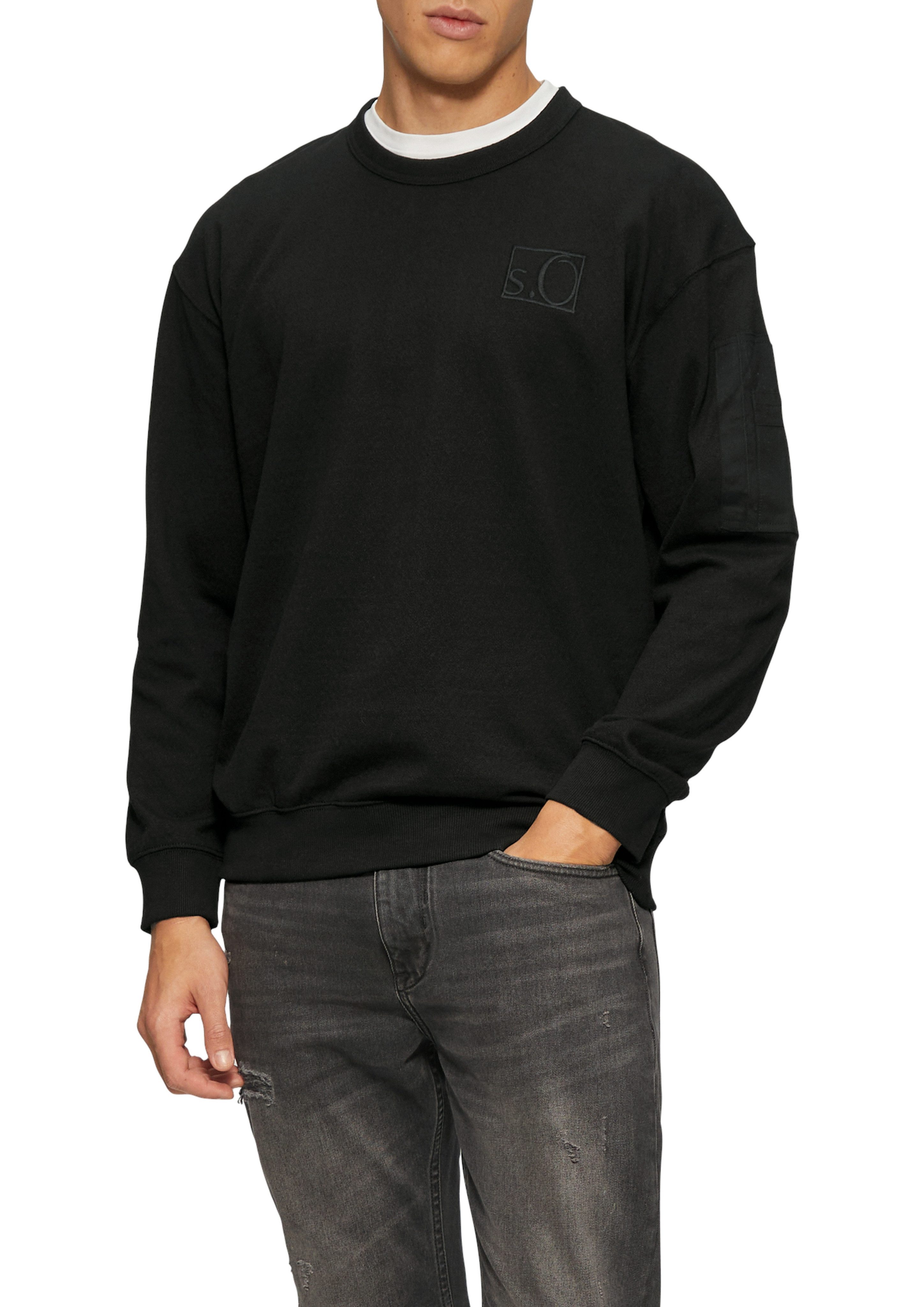 s.Oliver Sweatshirt mit Logo Stickerei günstig online kaufen