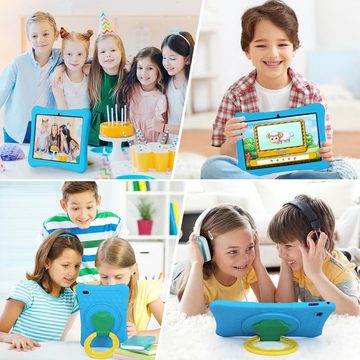 Veidoo für Kinder Octa-Core-Prozessor, WiFi 6 Tablet (10", 128 GB, Android 13, Augenschutz, IPS-Bildschirm, Kindersicherungs-App)