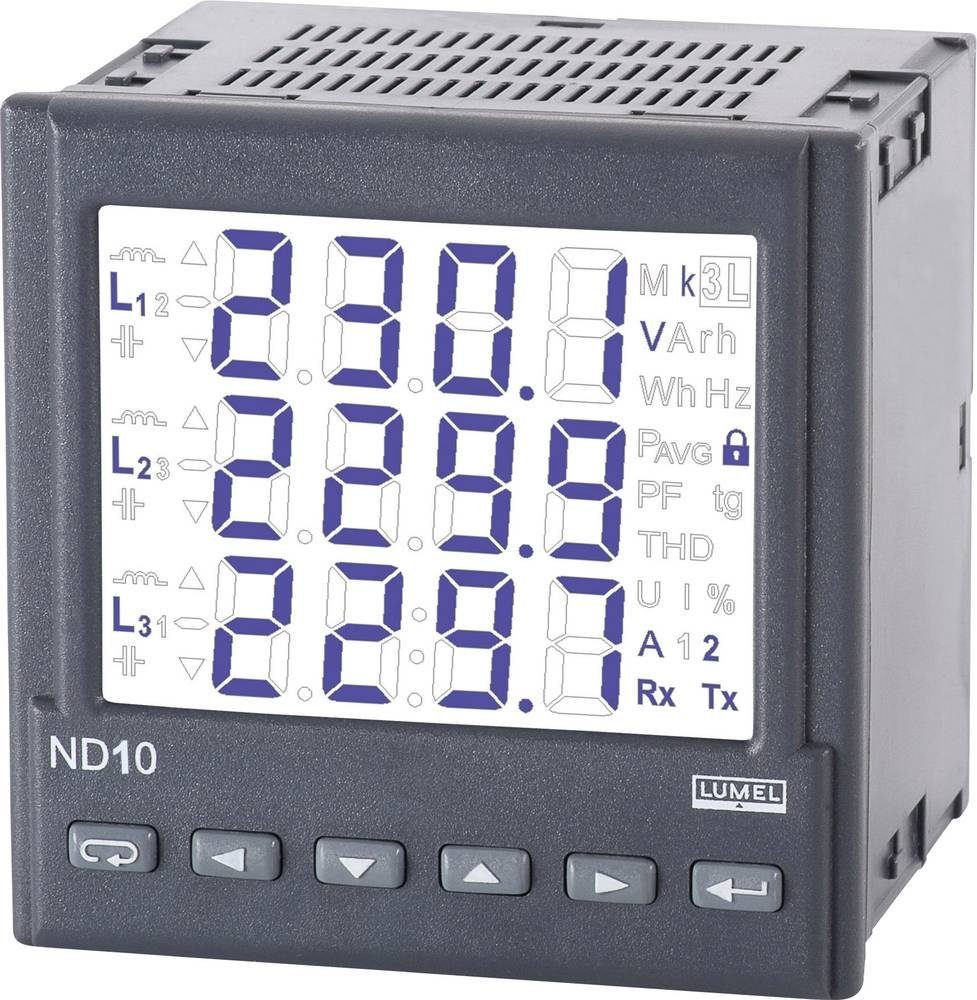 Sensor Lumel ND10 22100E1 Programmierbares 3-Phasen Multimeter
