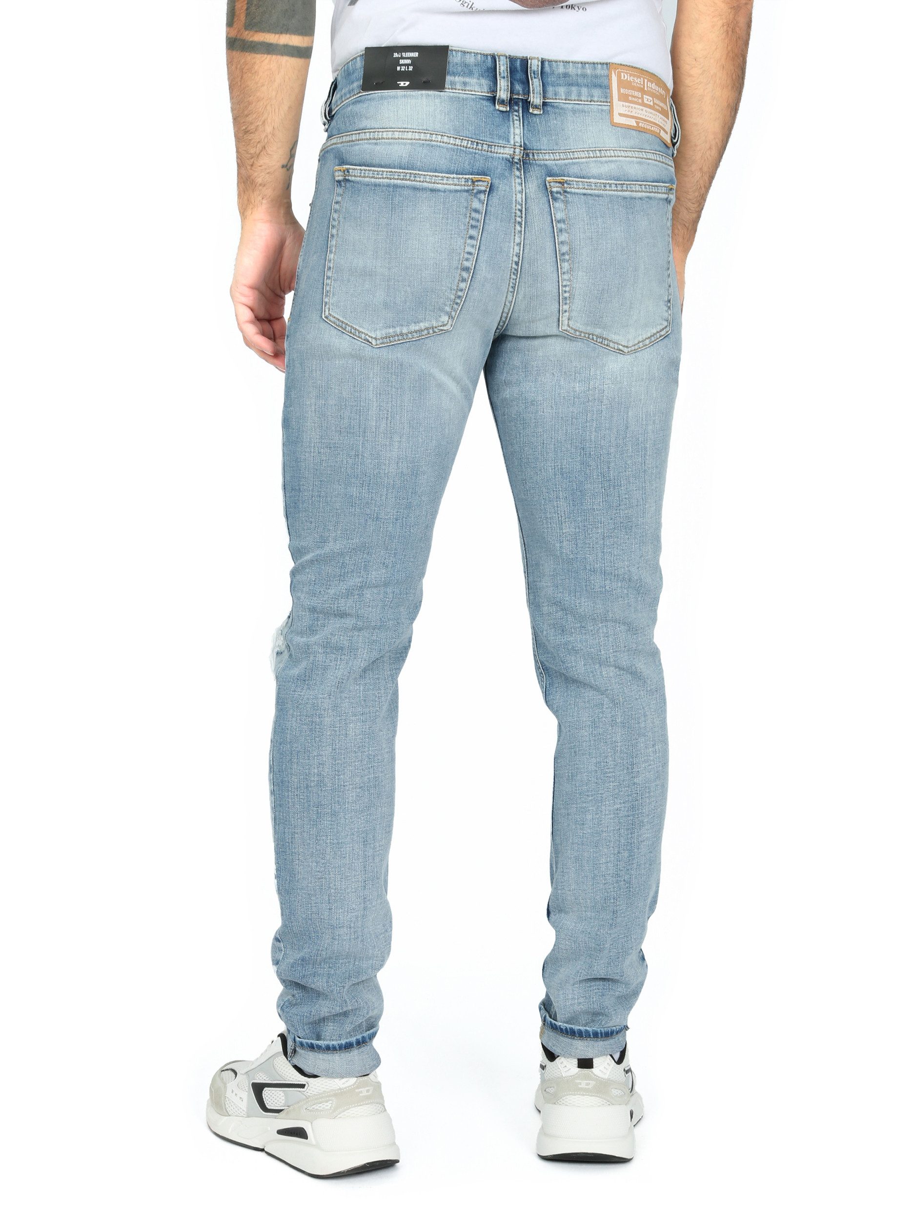 Diesel Skinny-fit-Jeans Destroyed Look - SLEENKER R R3K29 - Länge:32 günstig online kaufen
