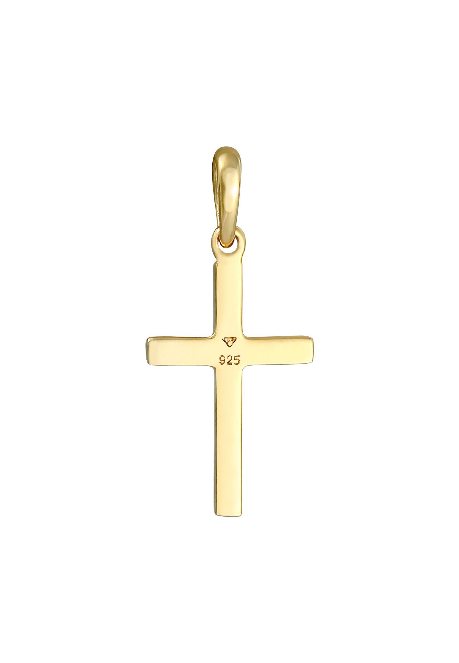 Elli Kettenanhänger Kreuz Schlicht Religion 925 günstig online kaufen