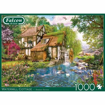 Jumbo Spiele Puzzle Falcon Watermill Cottage 1000 Teile, 1000 Puzzleteile