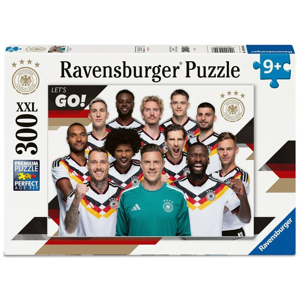 Ravensburger Puzzle Kinderpuzzle 300 XXL Teile - DFB Nationalmannschaft Fußball-WM 2026, 200 Puzzleteile