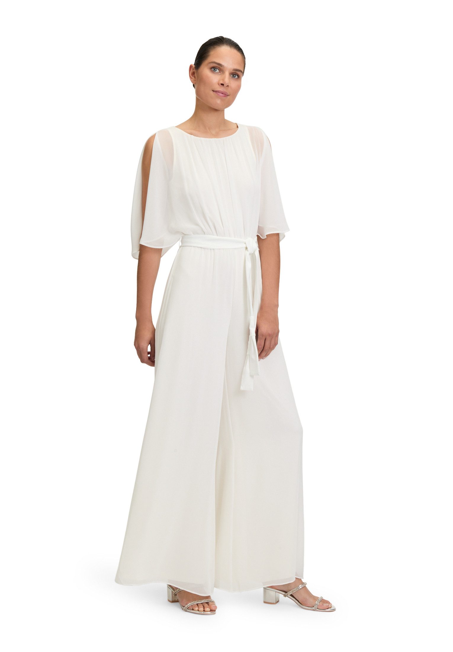 Vera Mont Overall Damen Jumpsuit mit Bindegürtel (1-tlg) Design