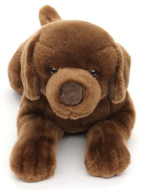 Uni-Toys Kuscheltier Labrador, liegend - versch. Farben - 40 cm - Plüsch-Hund - Plüschtier, zu 100 % recyceltes Füllmaterial