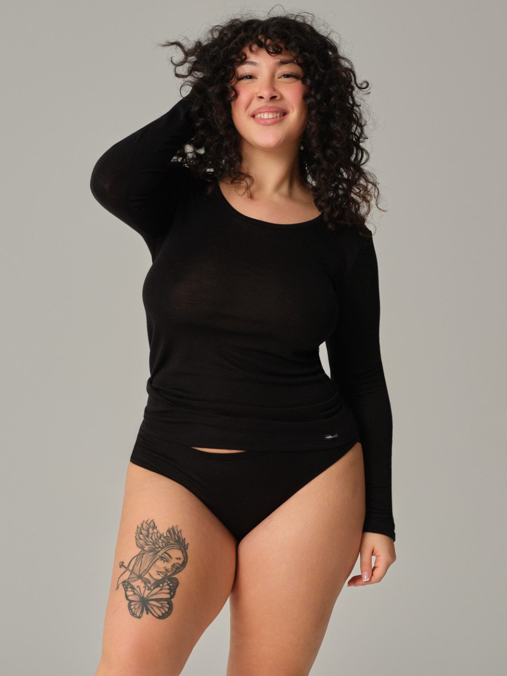 Jazz-Pants Slips aus Merinowolle-Seide