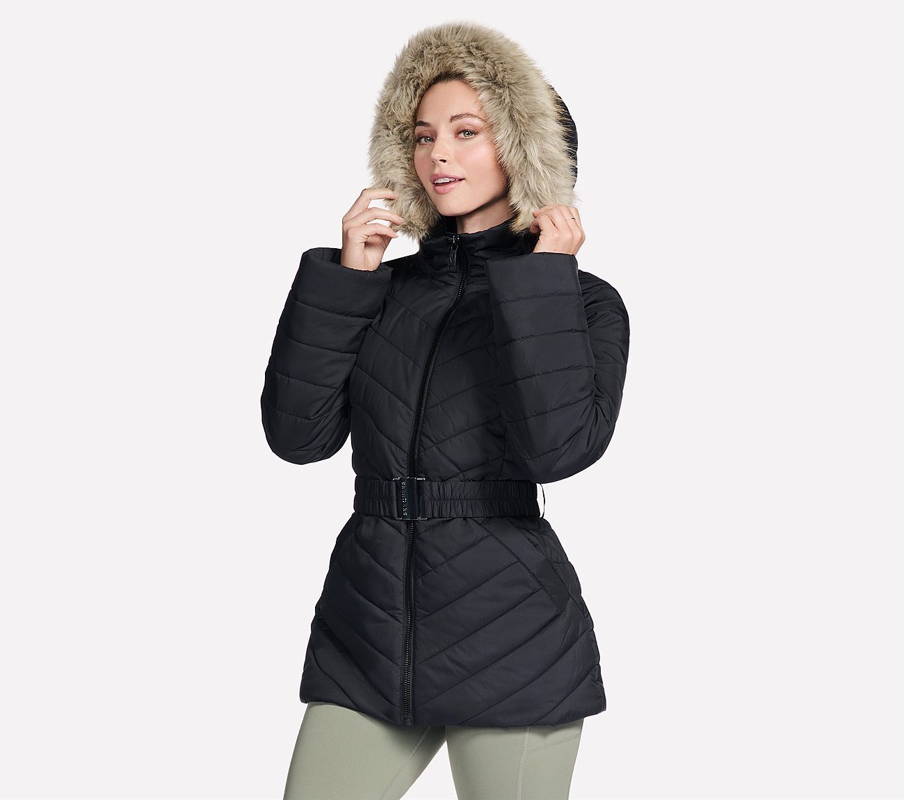 Skechers Winterjacke ON-THE-GO BELTED PARKA günstig online kaufen