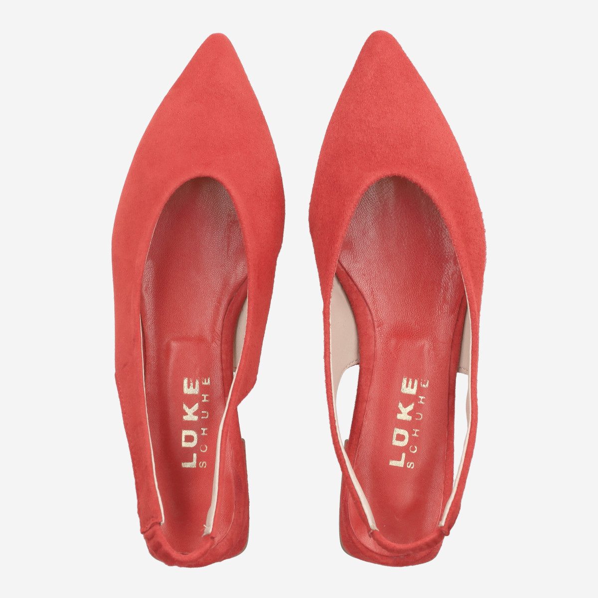 Lüke Schuhe Lüke Schuhe PRAIA 2753, Peeptoes & Slingpumps, Rot, Damen Peeptoepumps