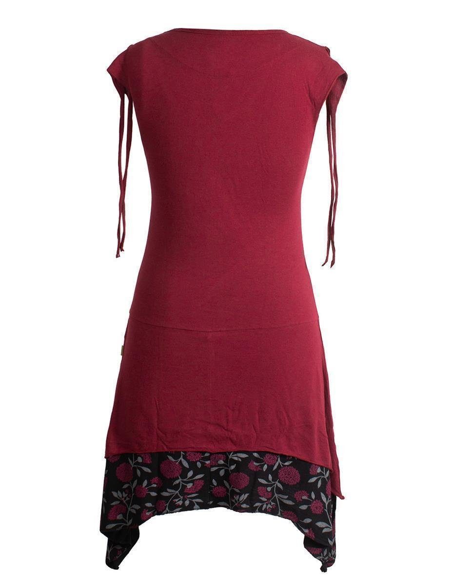 Vishes Zipfelkleid Ärmelloses Lagen-look Elfen Zipfelkleid Hippie, Boho, Et günstig online kaufen