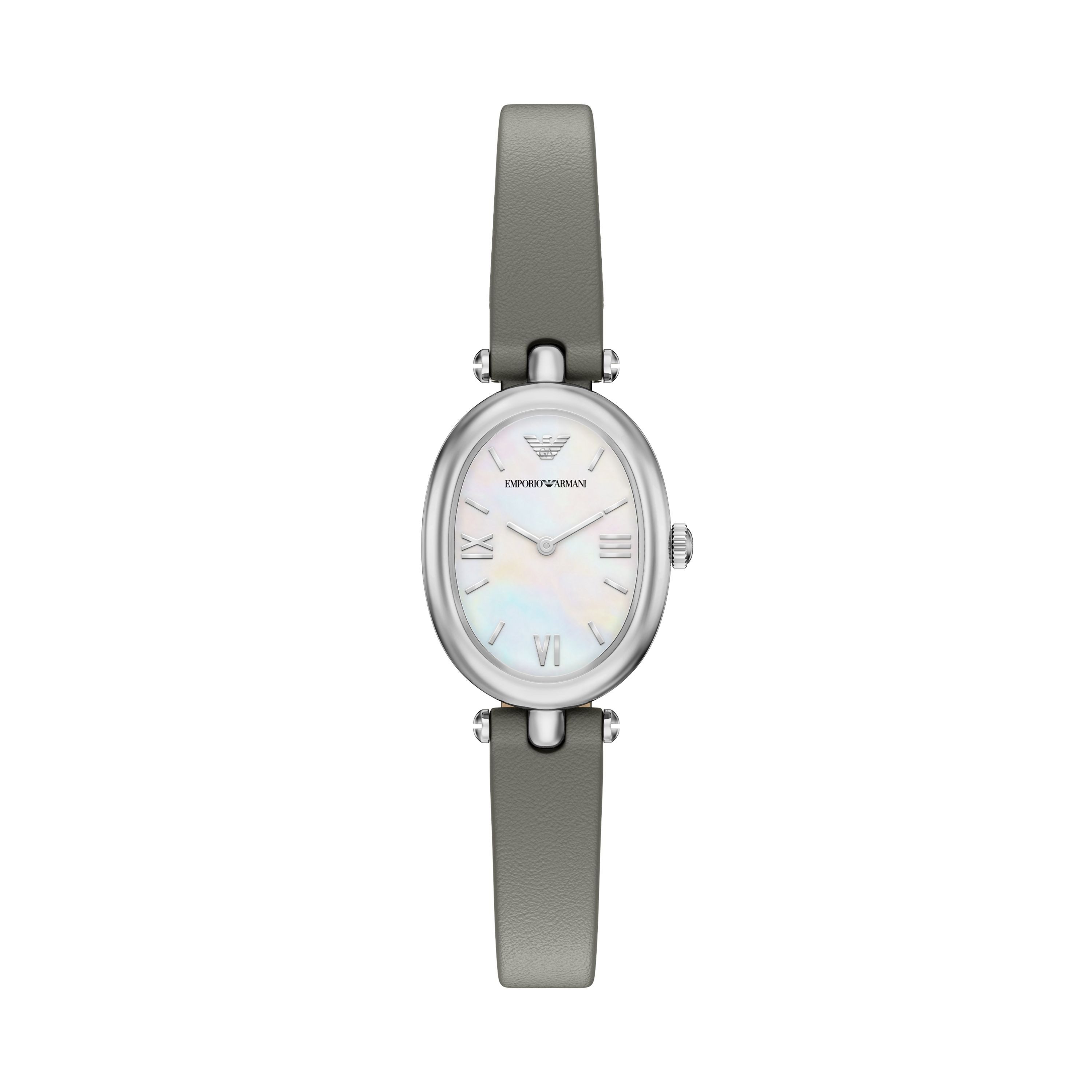 Emporio Armani Quarzuhr SINFONIA AR11779, Armbanduhr, Damenuhr, Lederarmband, analog
