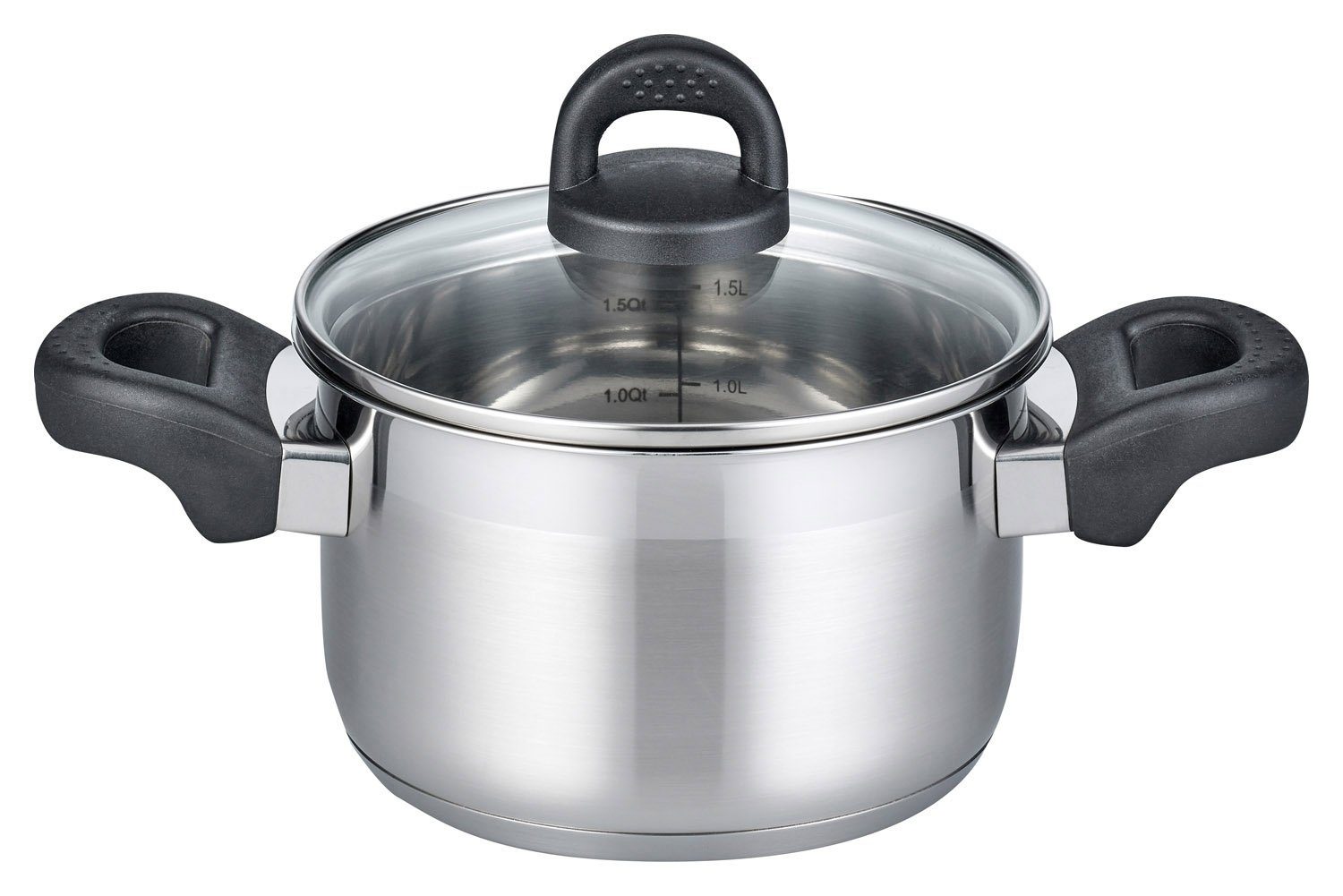 Elo Kochtopf TURMALIN, Fleischtopf, Edelstahl, Ø 16 cm, Edelstahl 18/10